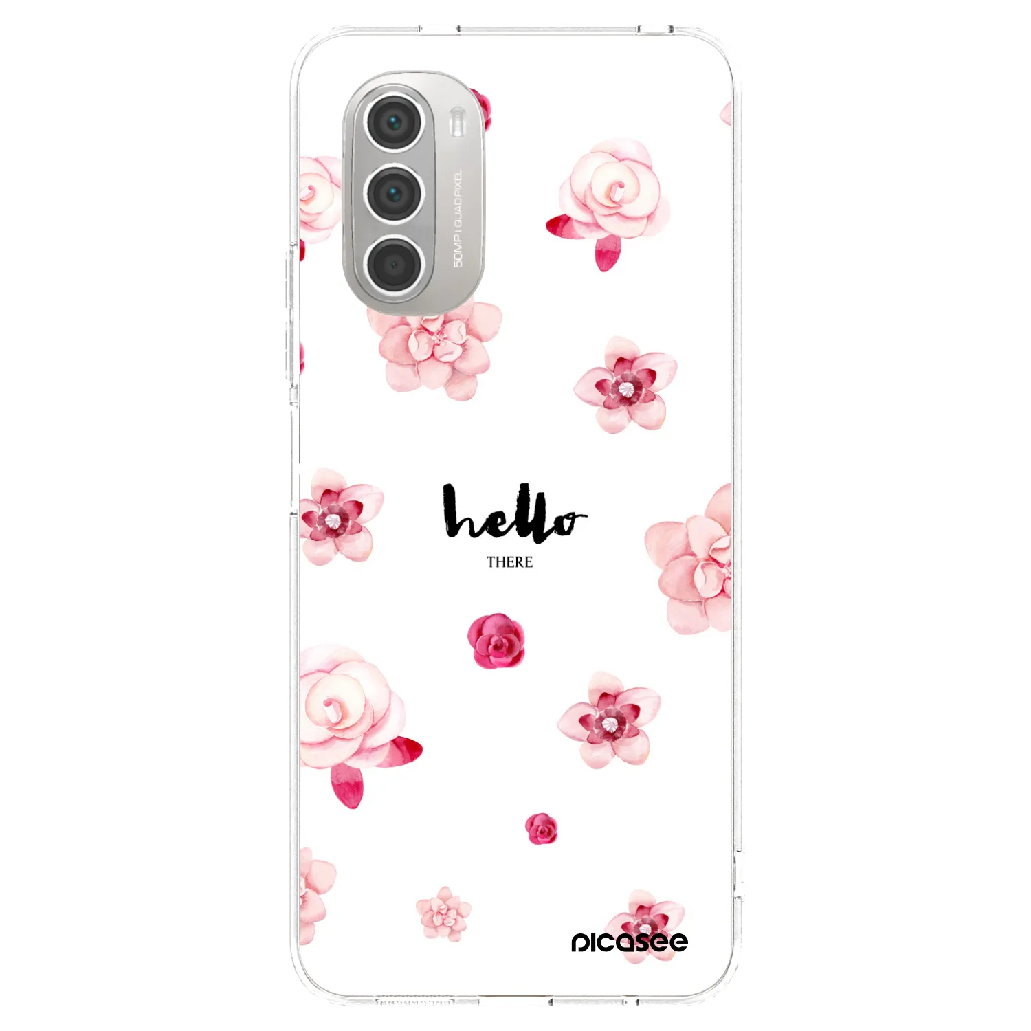 Picasee silikonska prozirna maskica za Motorola Moto G51 - Hello there