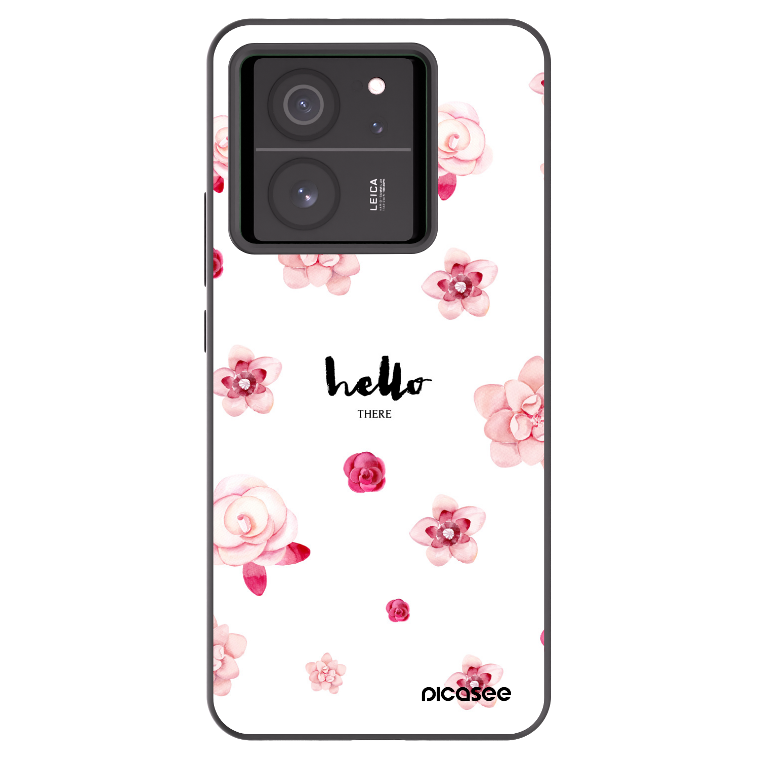 Picasee crna silikonska maskica za Xiaomi 13T Pro - Hello there