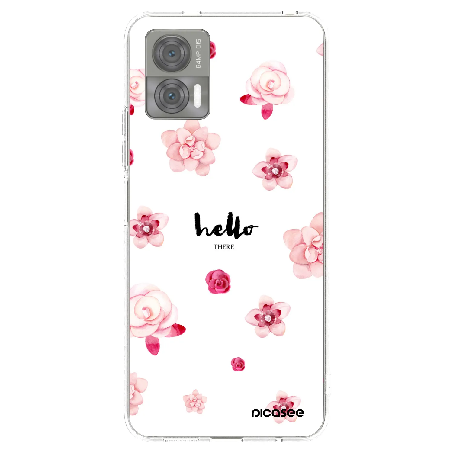 Picasee silikonska prozirna maskica za Motorola Edge 30 Neo - Hello there