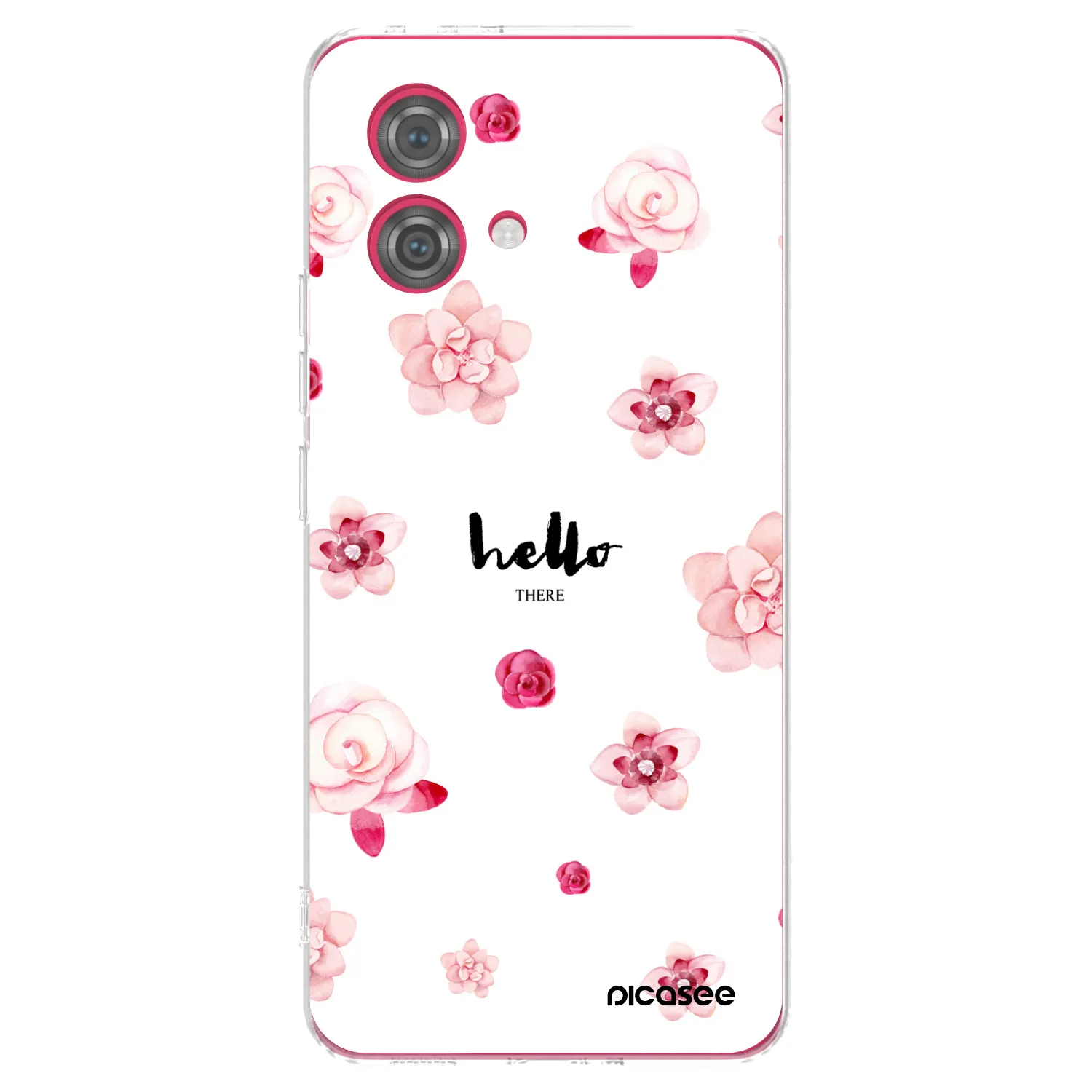 Picasee silikonska prozirna maskica za Motorola Moto G84 5G - Hello there