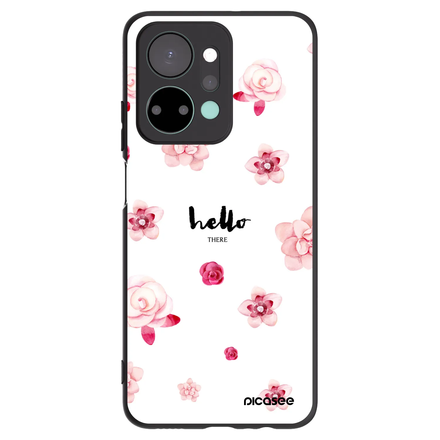 Picasee crna silikonska maskica za Honor X7a - Hello there
