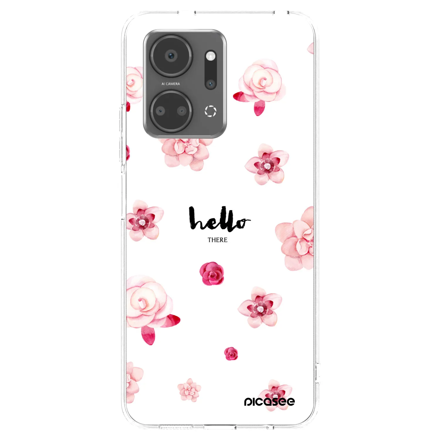 Picasee silikonska prozirna maskica za Honor X7a - Hello there