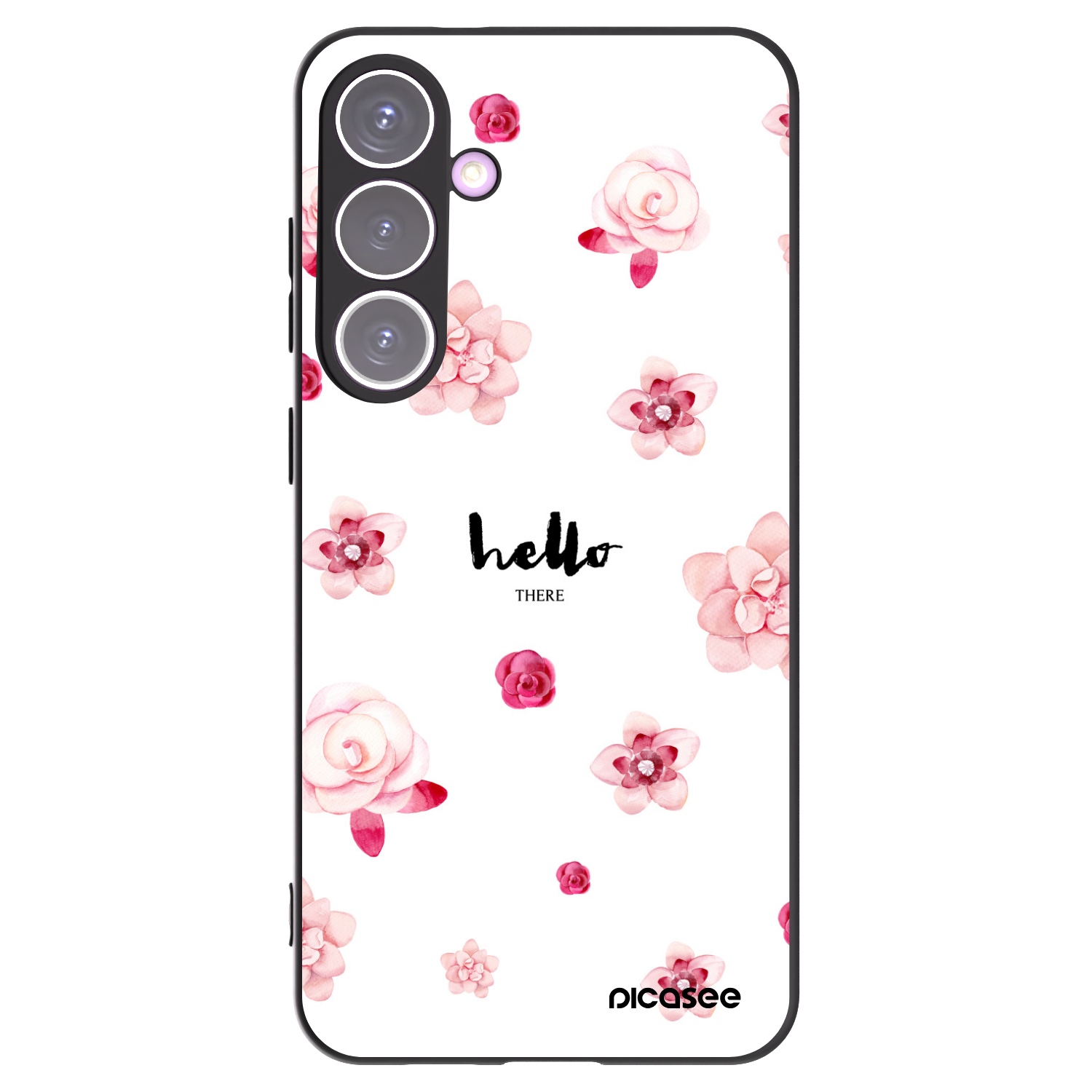 Picasee crna silikonska maskica za Samsung Galaxy S24+ S926B 5G - Hello there