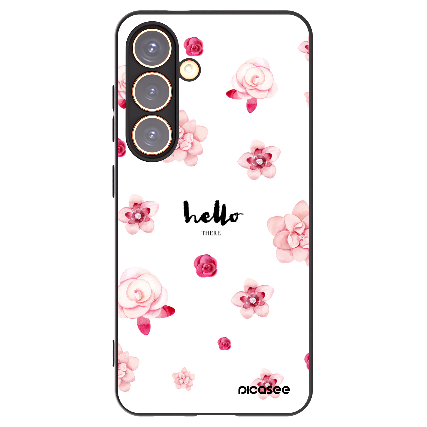 Picasee crna silikonska maskica za Samsung Galaxy S24 S921B 5G - Hello there