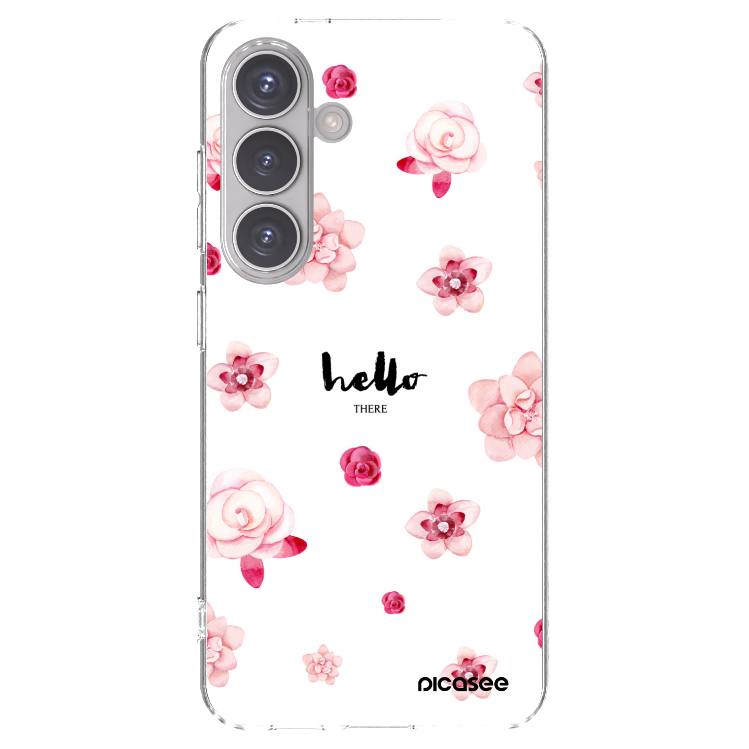 Picasee silikonska prozirna maskica za Samsung Galaxy S24 S921B 5G - Hello there