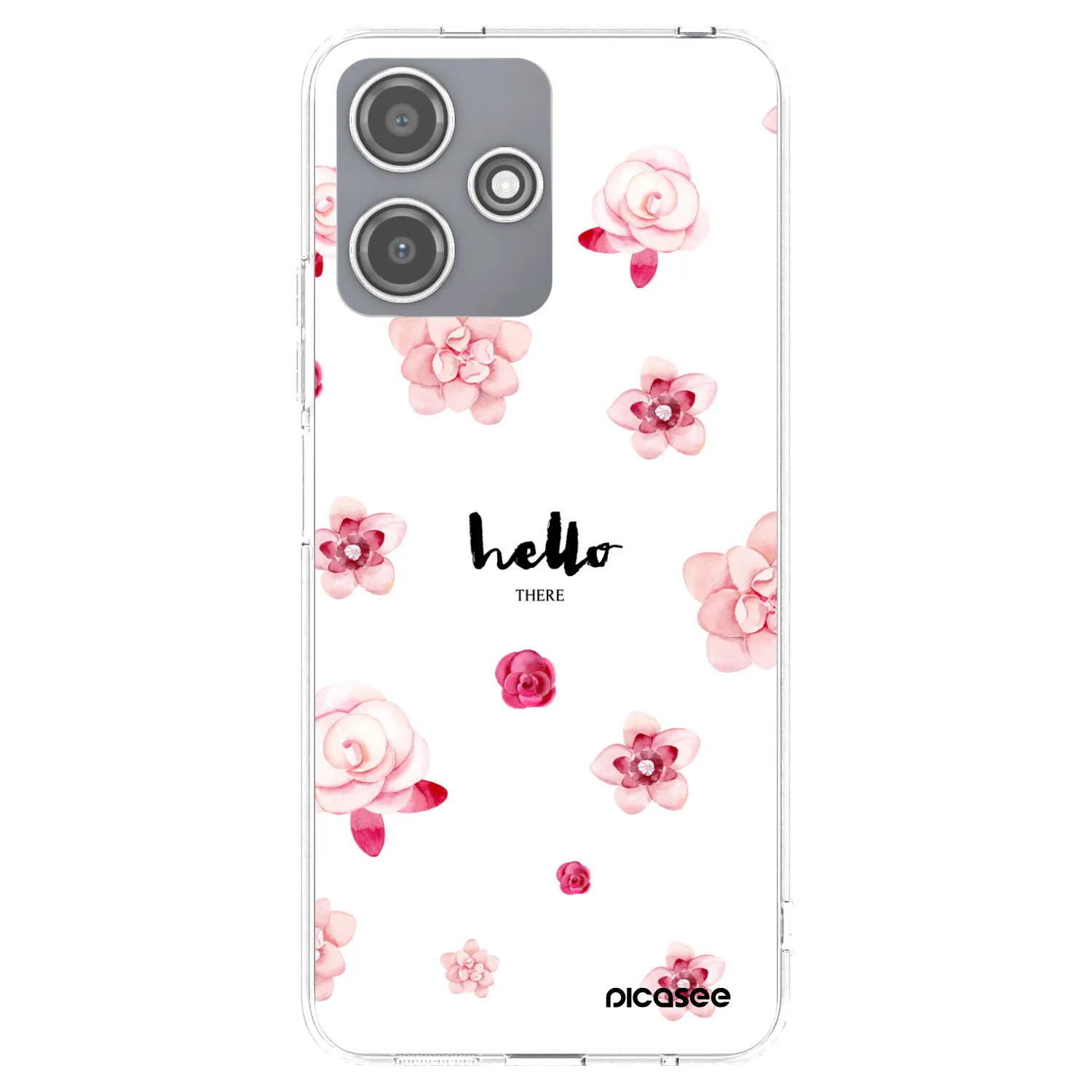 Picasee silikonska prozirna maskica za Xiaomi Redmi 12 5G - Hello there
