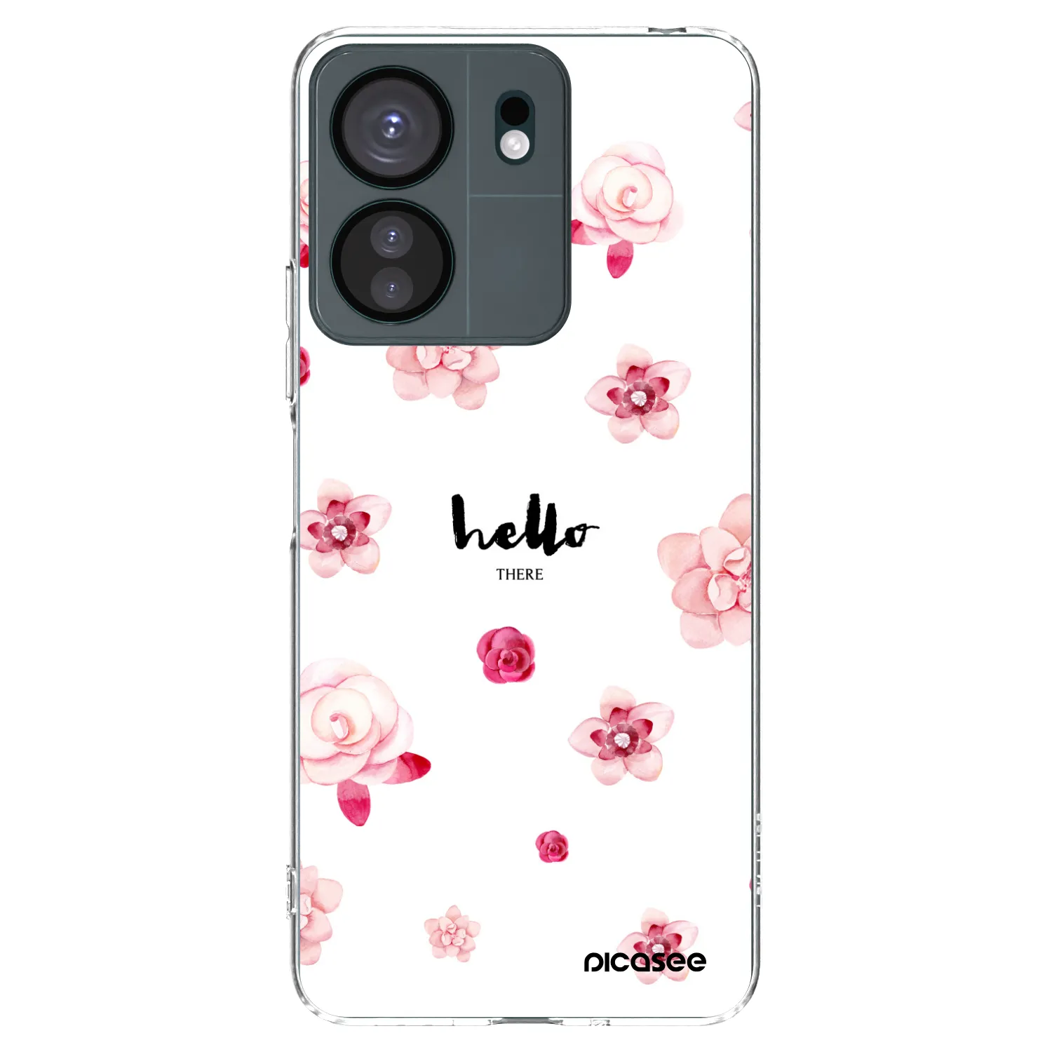 Picasee silikonska prozirna maskica za Xiaomi Redmi 13C 4G - Hello there