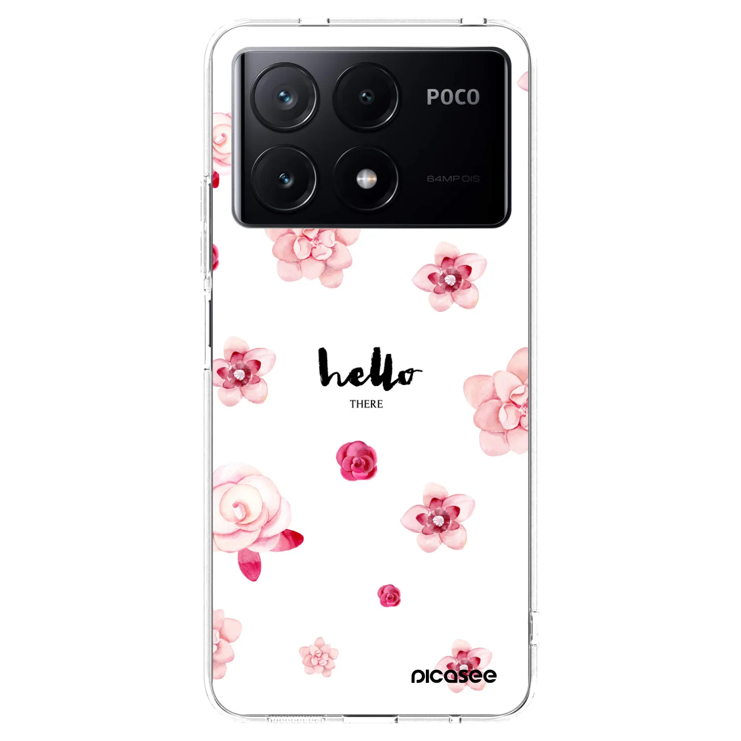 Picasee silikonska prozirna maskica za Xiaomi Poco X6 Pro - Hello there