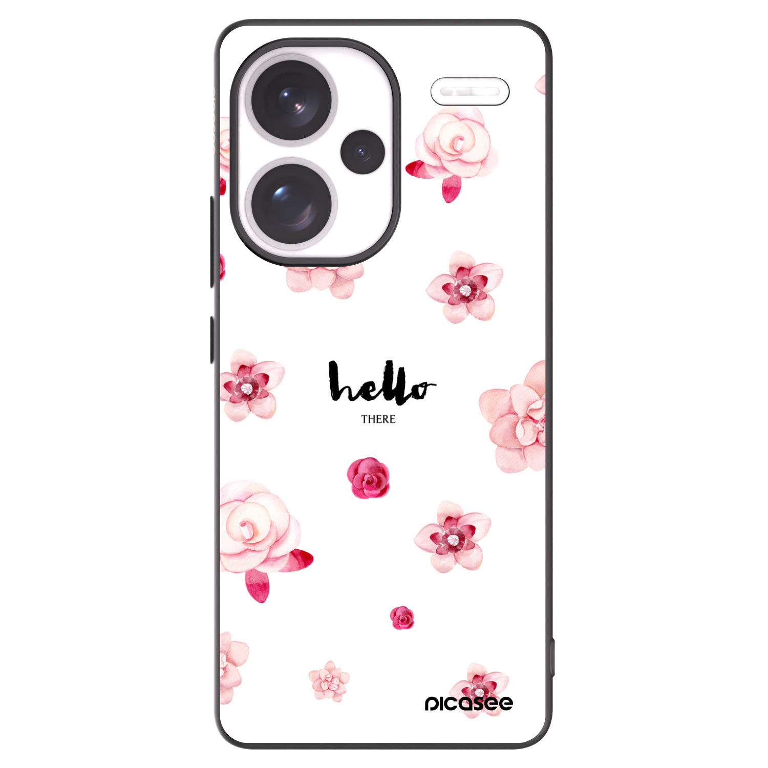 Picasee crna silikonska maskica za Xiaomi Redmi Note 13 Pro+ 5G - Hello there