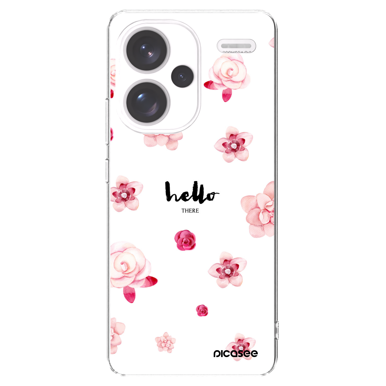 Picasee silikonska prozirna maskica za Xiaomi Redmi Note 13 Pro+ 5G - Hello there