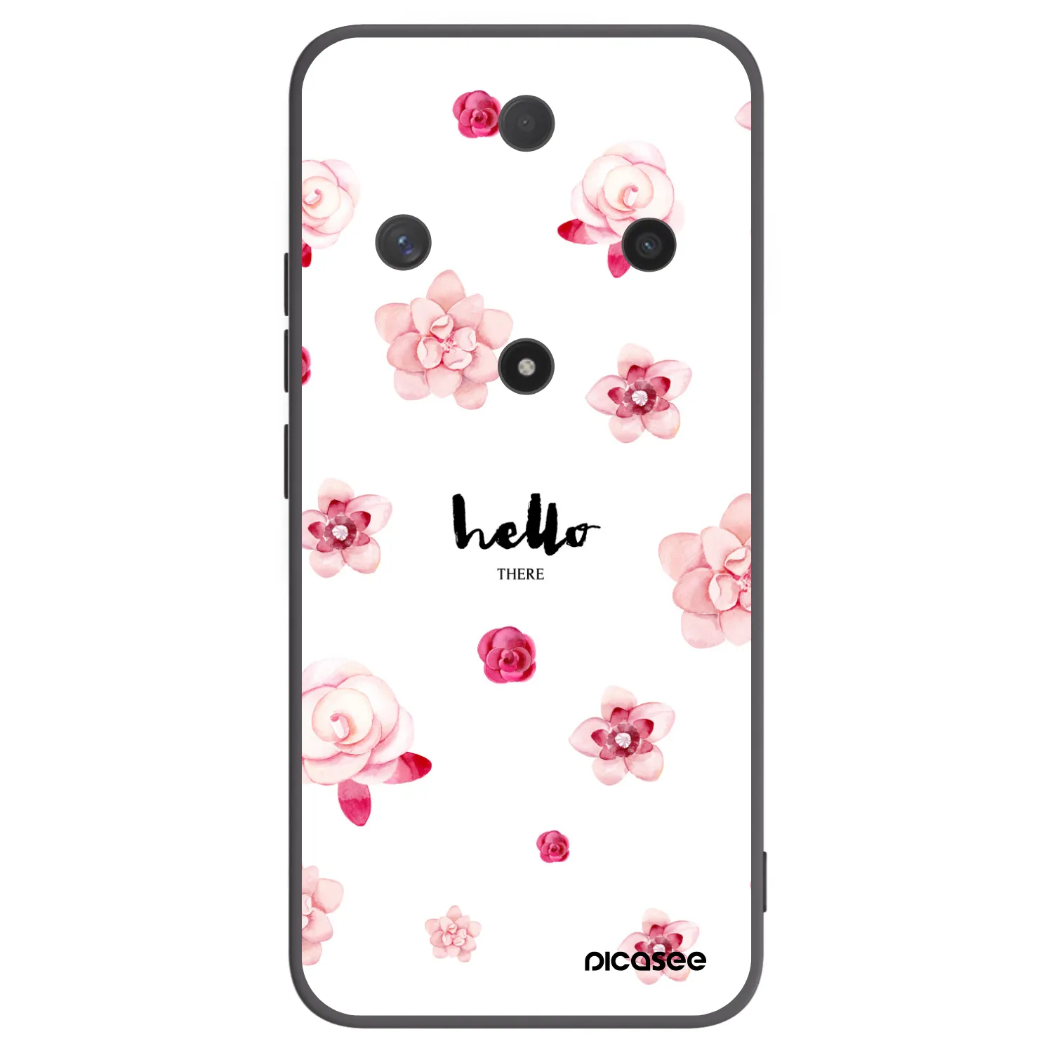 Picasee crna silikonska maskica za Honor Magic6 Lite 5G - Hello there
