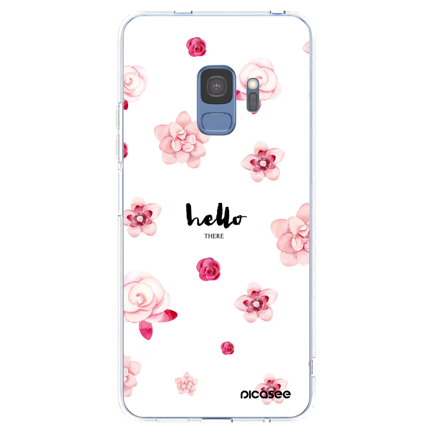 Picasee silikonska prozirna maskica za Samsung Galaxy S9 G960F - Hello there