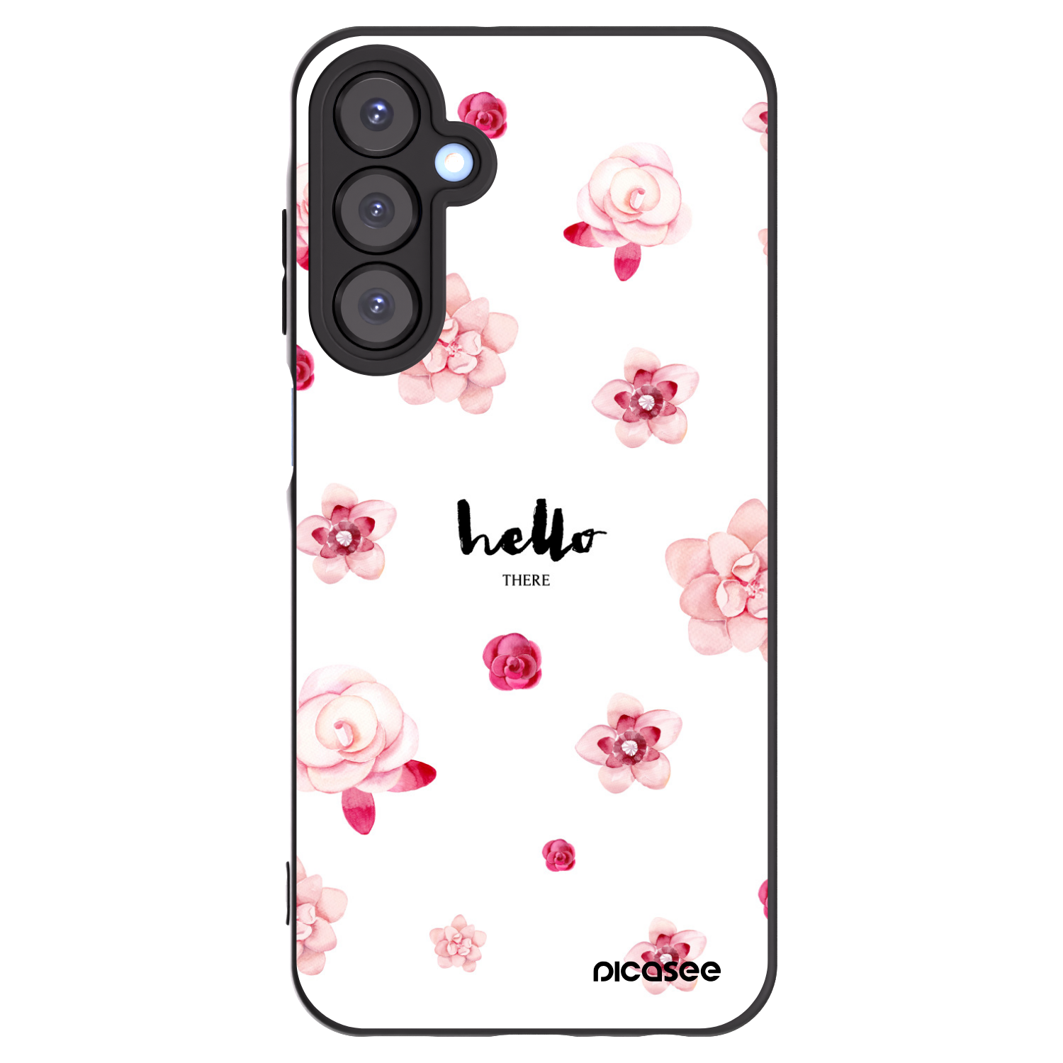 Picasee crna silikonska maskica za Samsung Galaxy A25 A256B 5G - Hello there