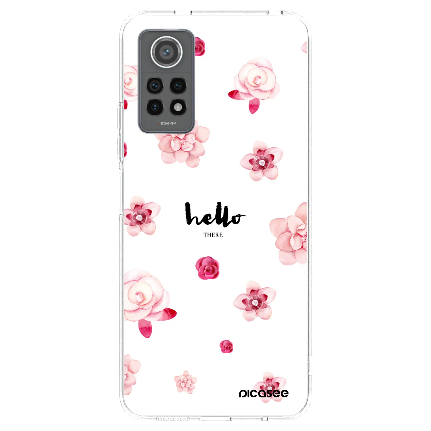 Picasee silikonska prozirna maskica za Xiaomi Redmi Note 12 Pro 4G - Hello there