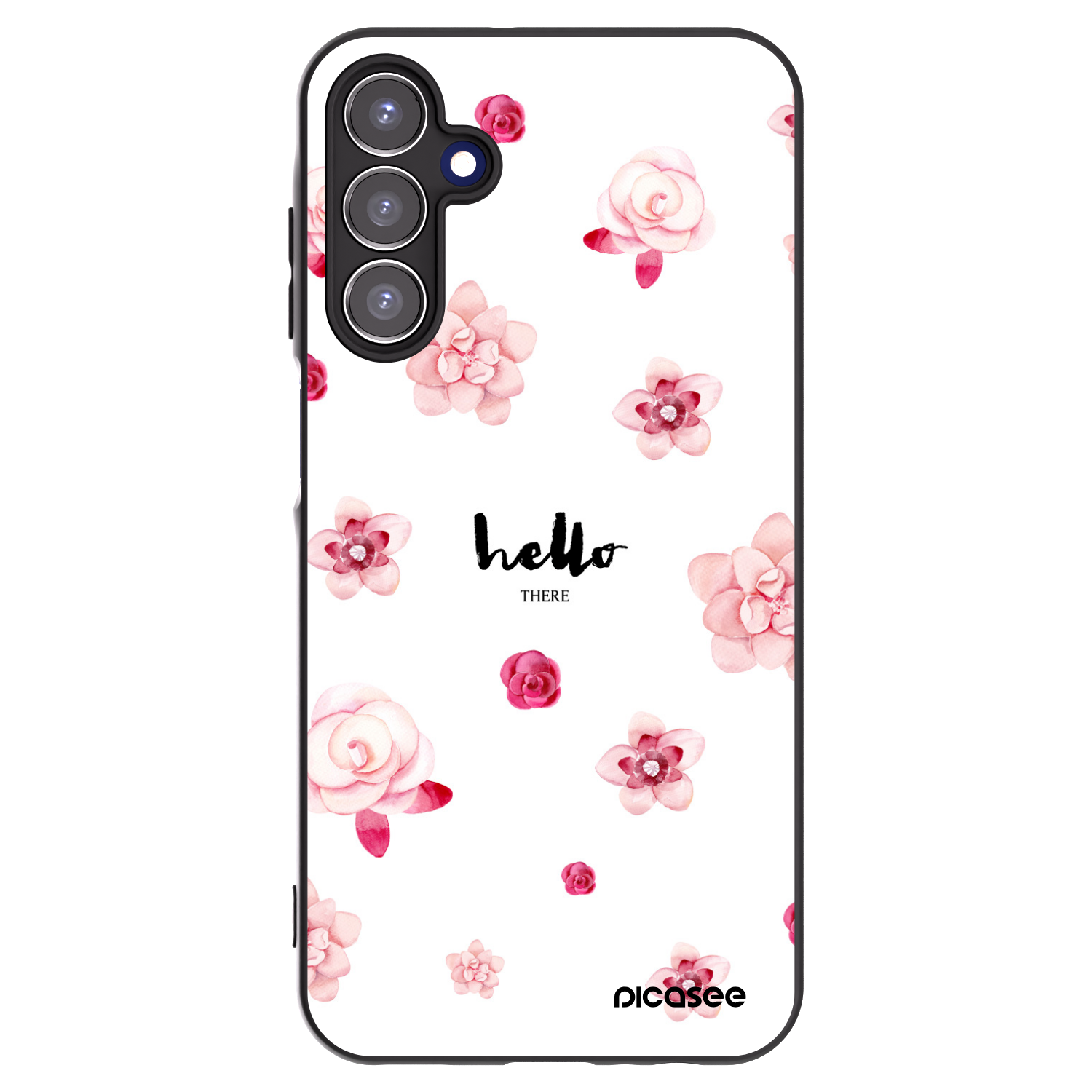 Picasee crna silikonska maskica za Samsung Galaxy A15 A156B 5G - Hello there