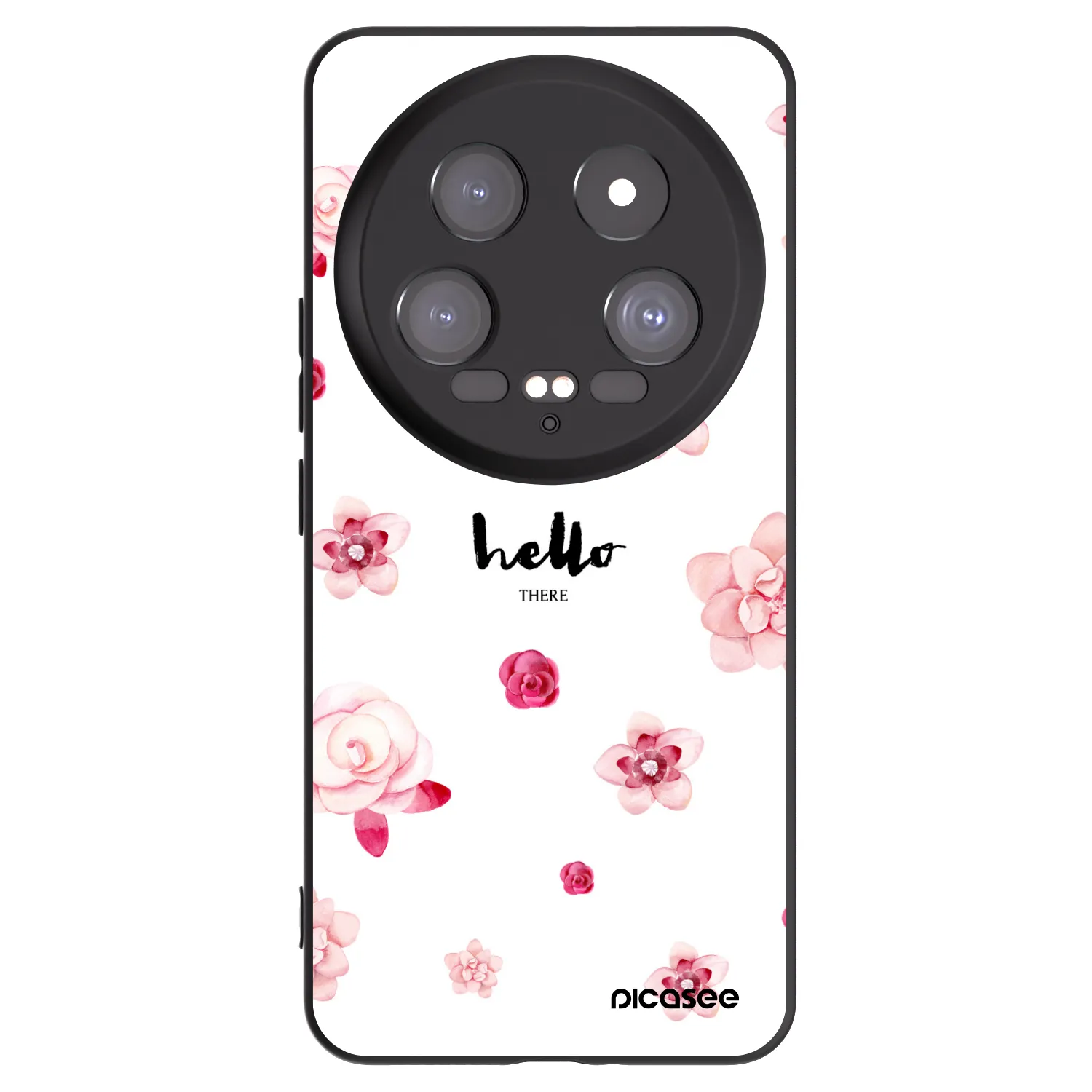 Picasee crna silikonska maskica za Xiaomi 14 Ultra - Hello there