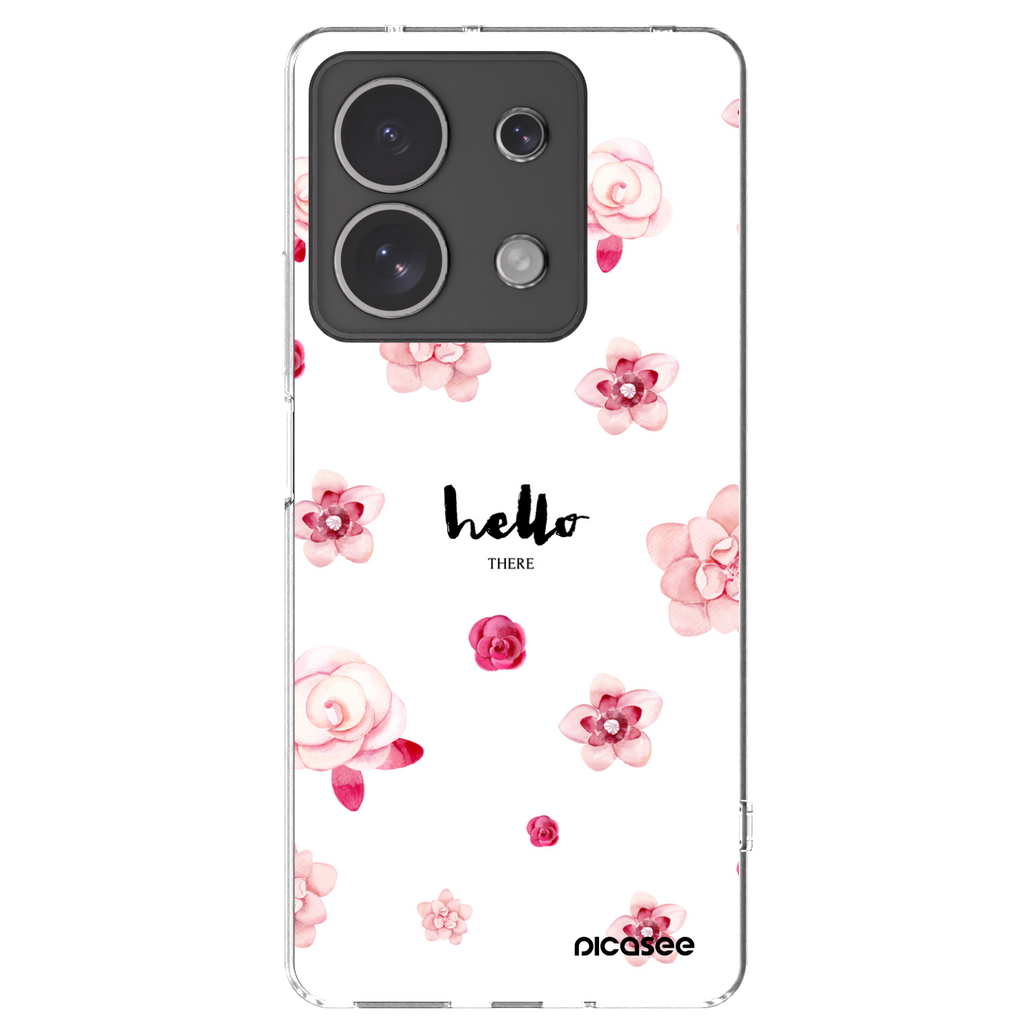 Picasee silikonska prozirna maskica za Xiaomi Redmi Note 13 4G - Hello there