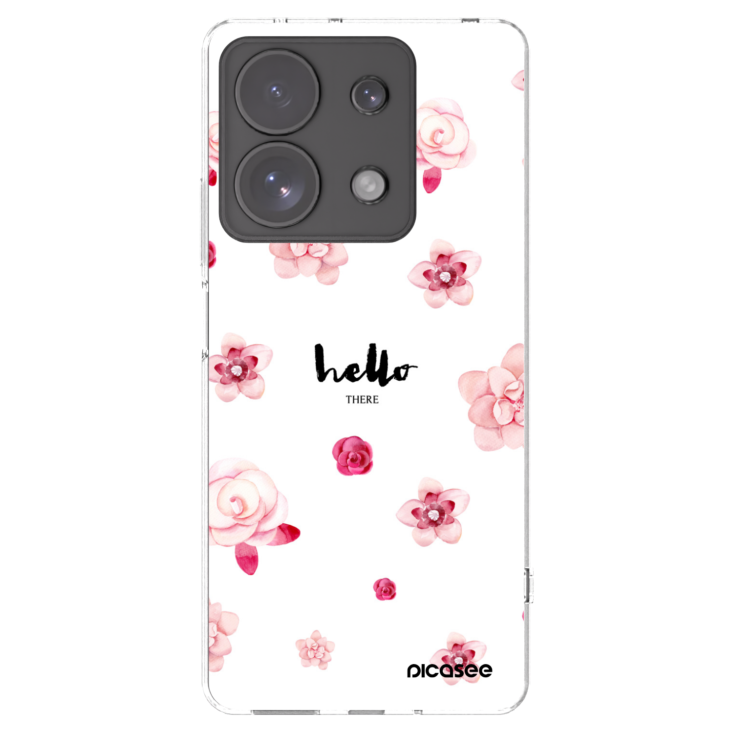 Picasee silikonska prozirna maskica za Xiaomi Redmi Note 13 Pro 4G - Hello there