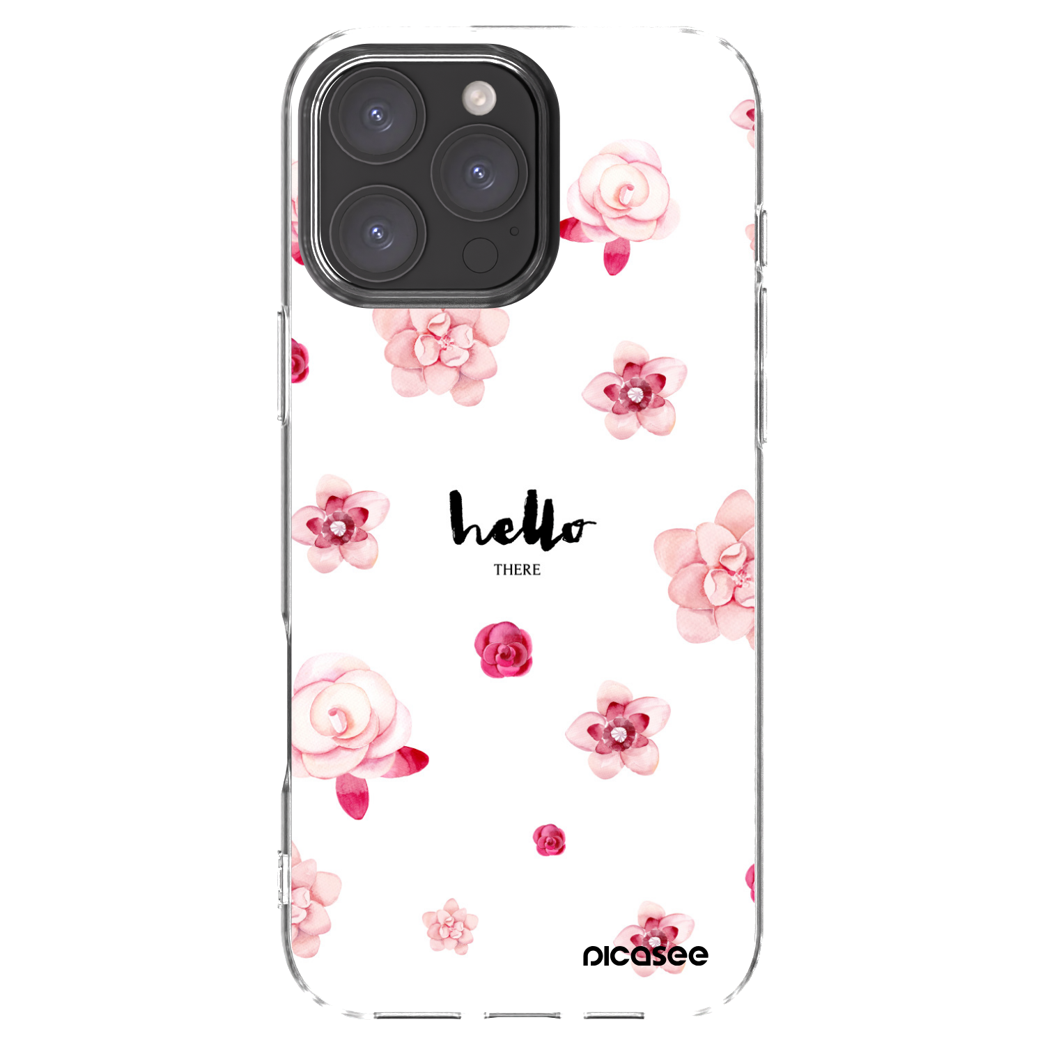 Picasee silikonska prozirna maskica za Apple iPhone 16 Pro Max - Hello there