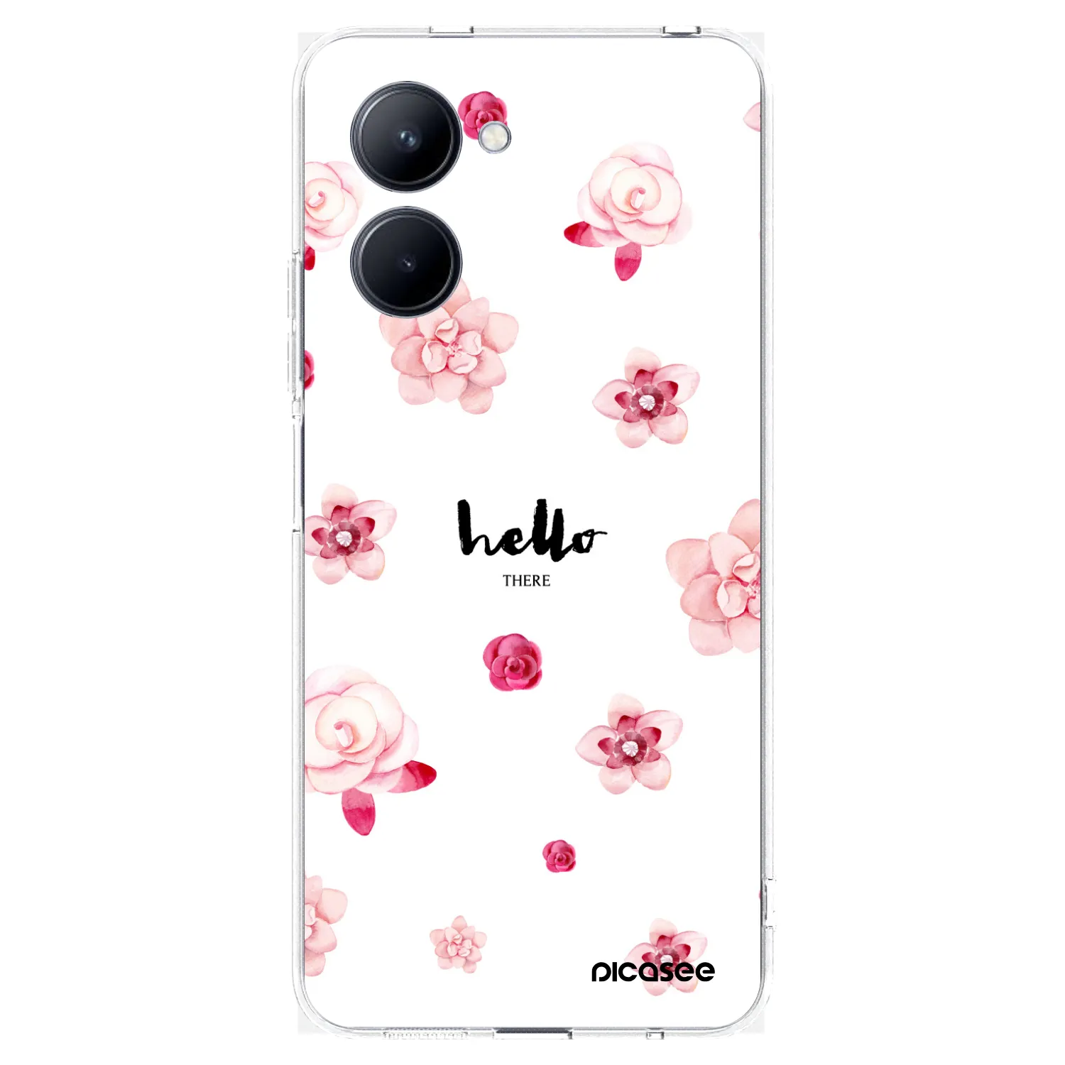Picasee silikonska prozirna maskica za Realme C33 (2023) - Hello there