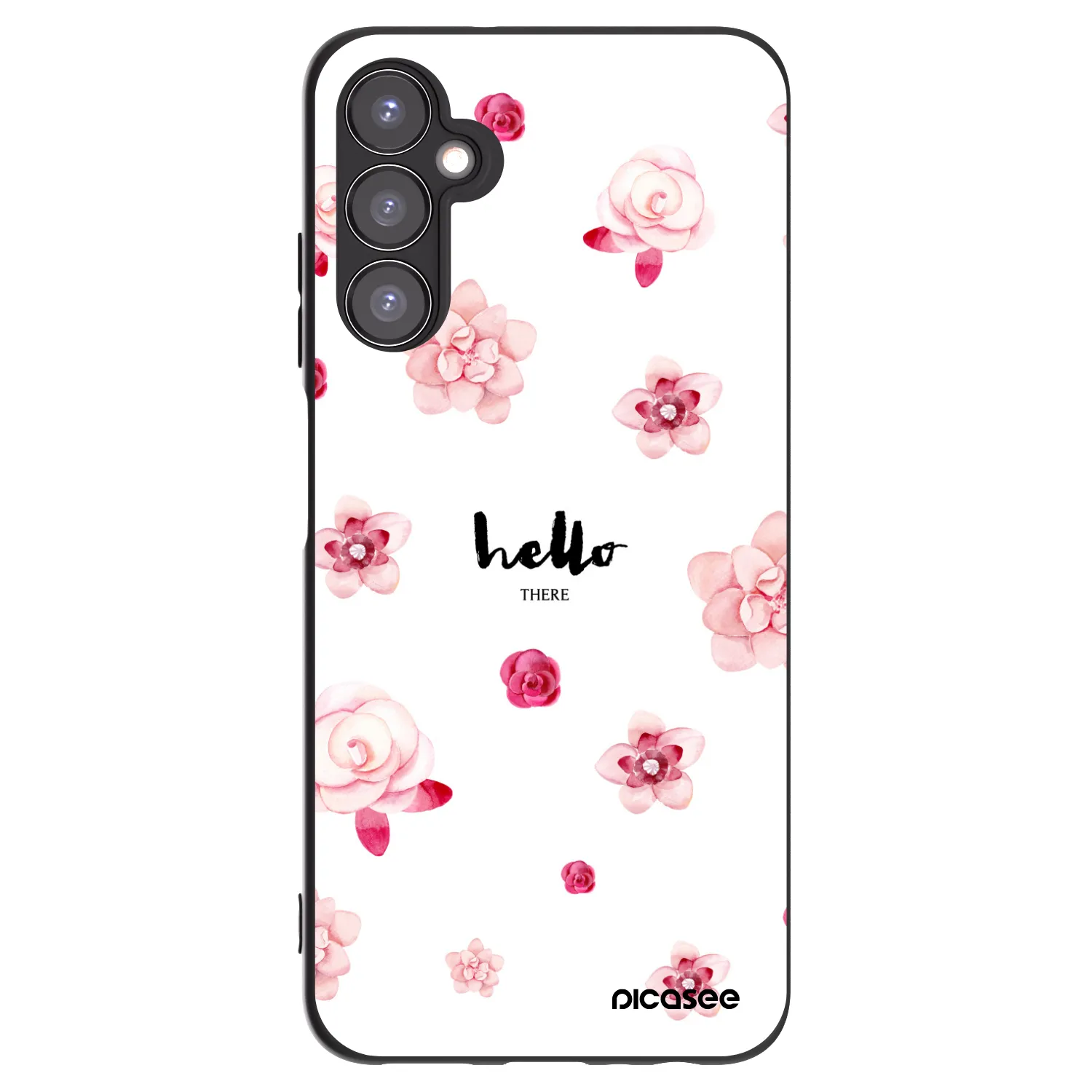 Picasee crna silikonska maskica za Samsung Galaxy A05s A057G - Hello there