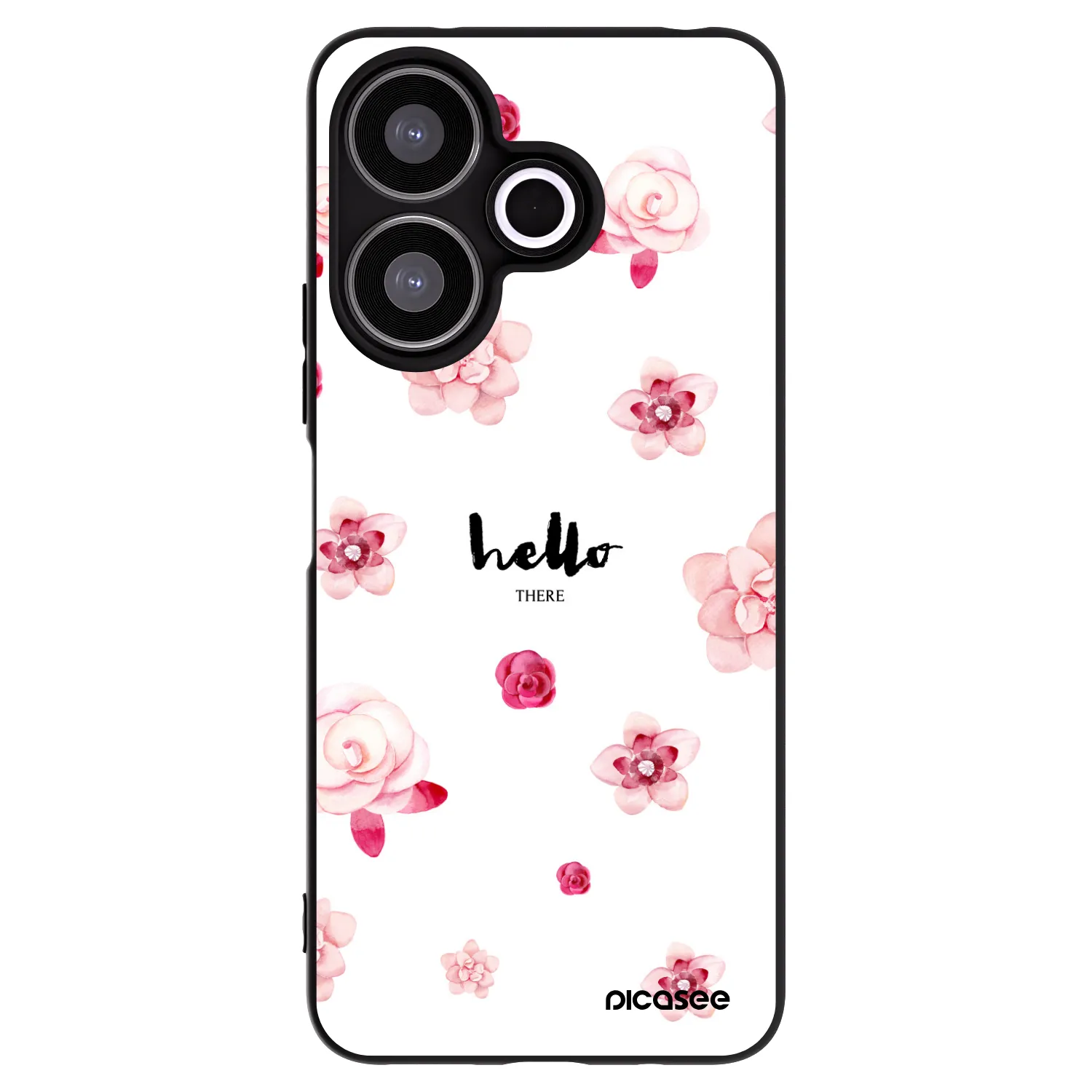 Picasee crna silikonska maskica za Xiaomi Redmi 13 4G - Hello there