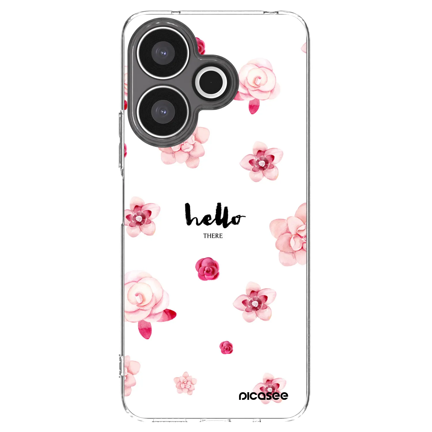 Picasee silikonska prozirna maskica za Xiaomi Redmi 13 4G - Hello there