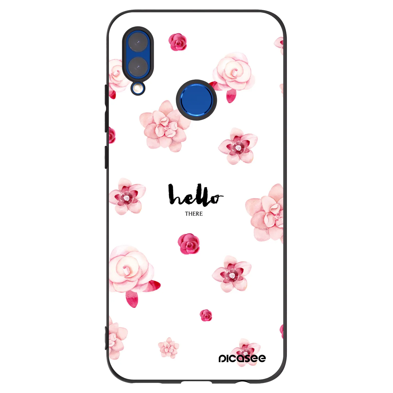 Picasee crna silikonska maskica za Huawei P Smart 2019 - Hello there
