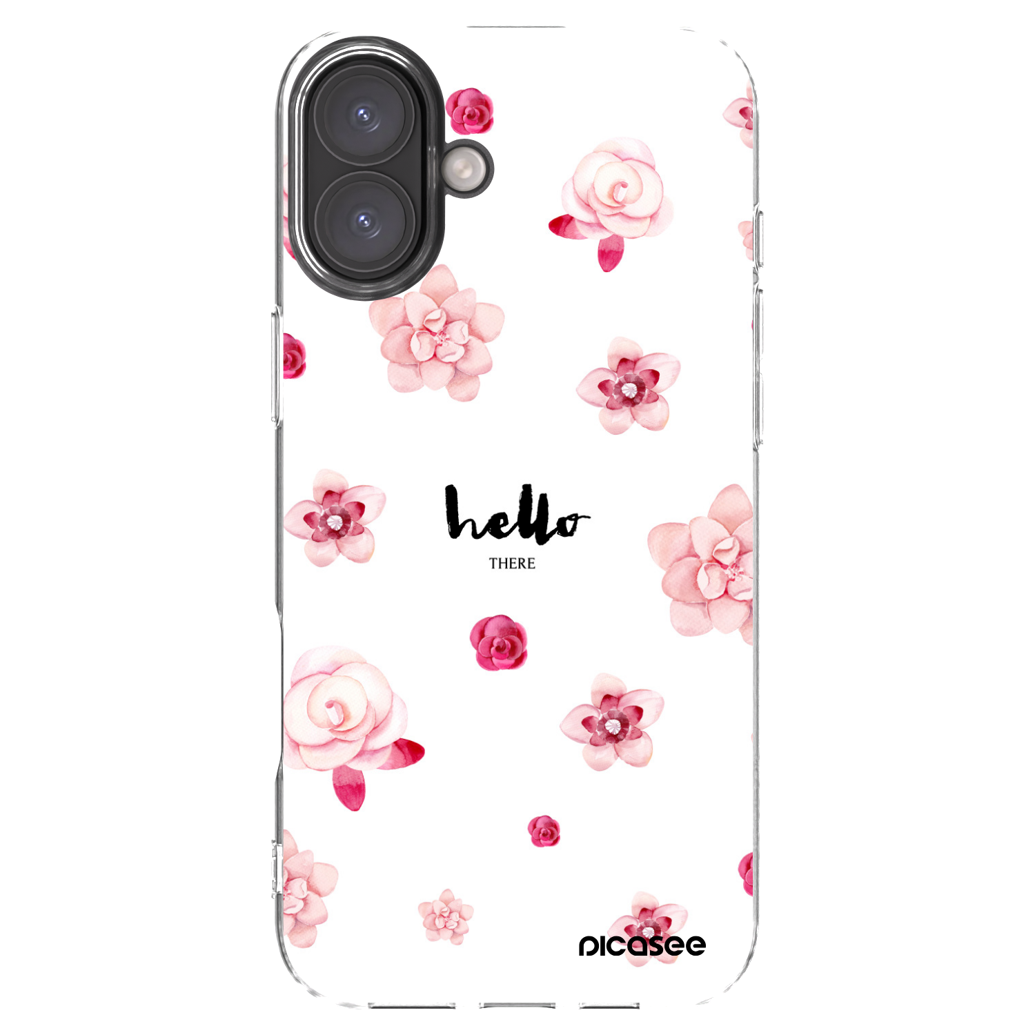 Picasee silikonska prozirna maskica za Apple iPhone 16 Plus - Hello there