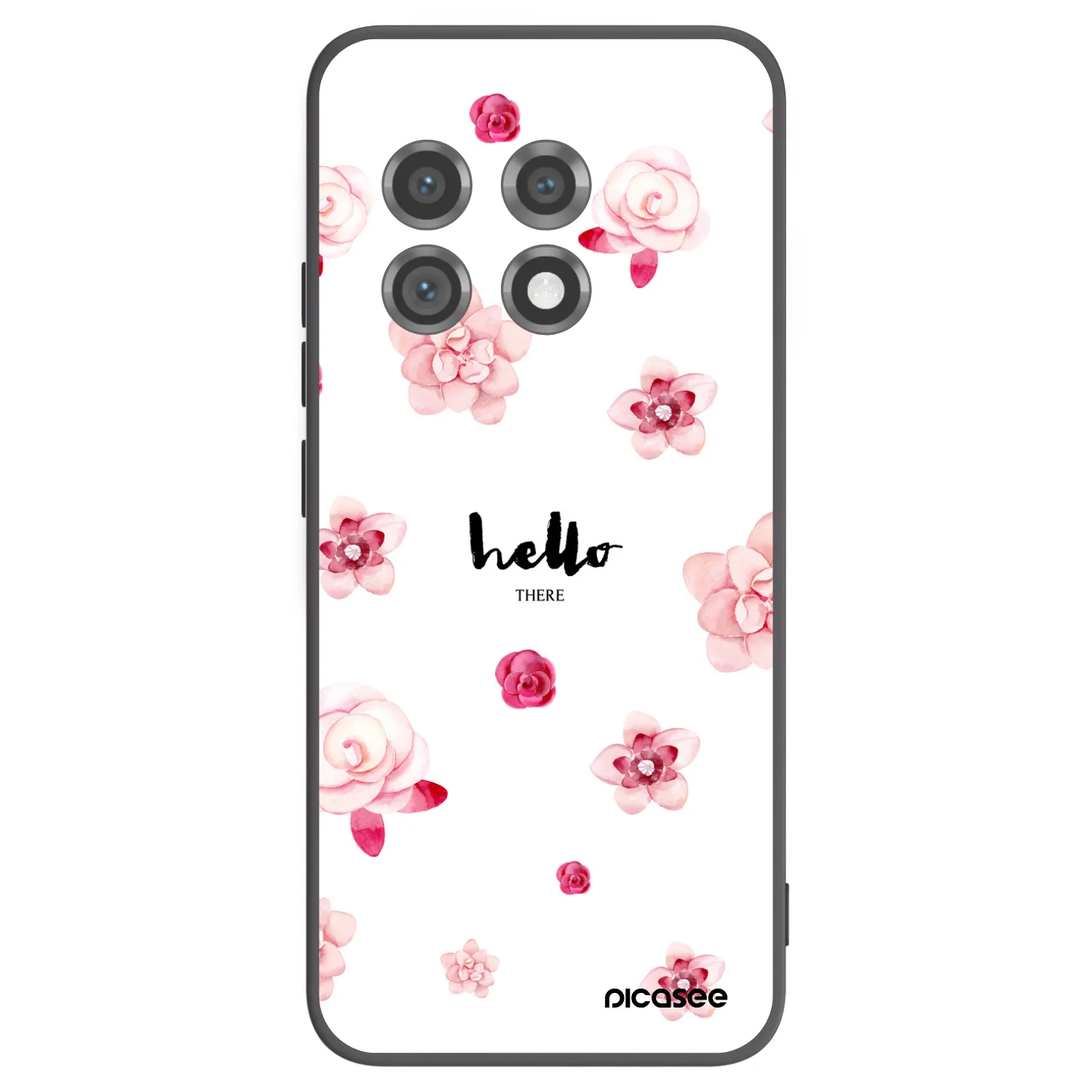 Picasee crna silikonska maskica za OnePlus 11 5G - Hello there