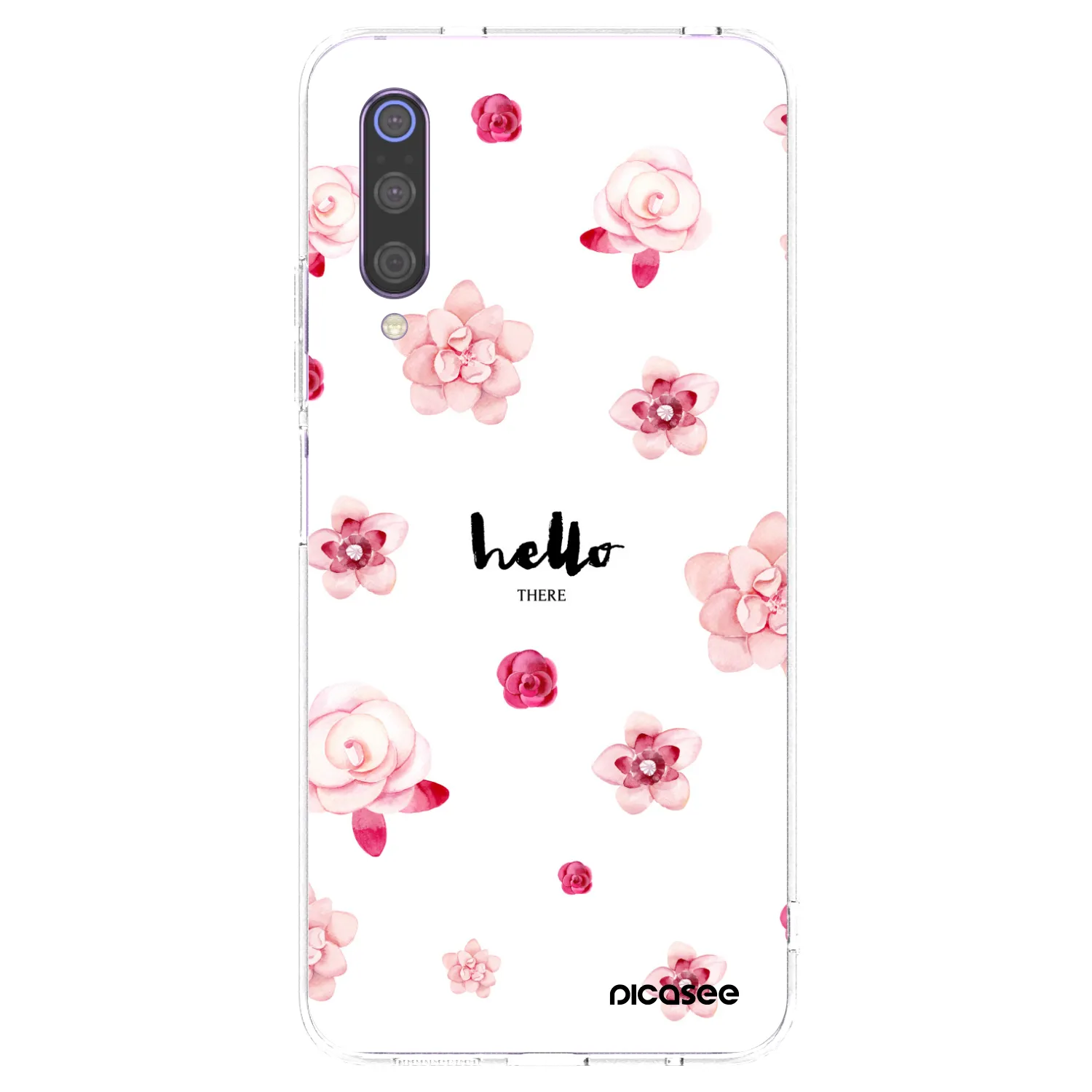 Picasee silikonska prozirna maskica za Xiaomi Mi 9 - Hello there