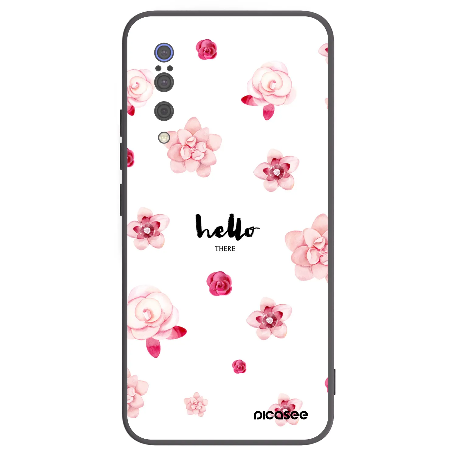 Picasee crna silikonska maskica za Xiaomi Mi 9 - Hello there