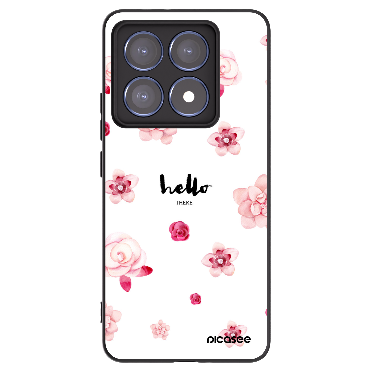 Picasee crna silikonska maskica za Xiaomi 14T Pro - Hello there
