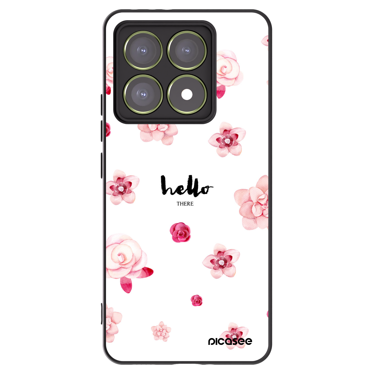 Picasee crna silikonska maskica za Xiaomi 14T - Hello there