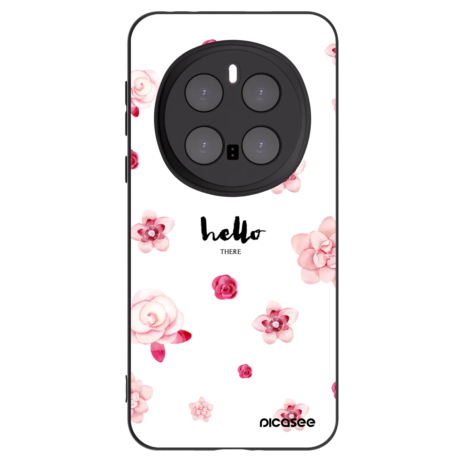 Picasee crna silikonska maskica za Honor Magic7 Pro 5G - Hello there