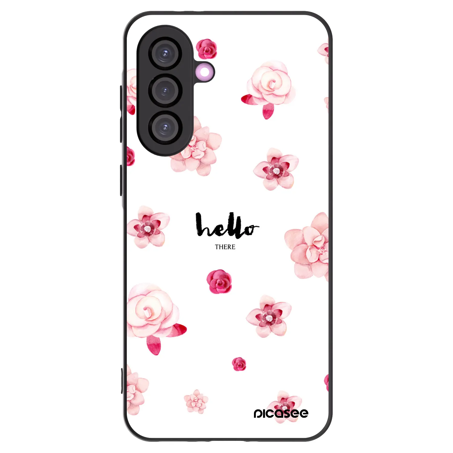 Picasee crna silikonska maskica za Samsung Galaxy A56 5G A566B - Hello there