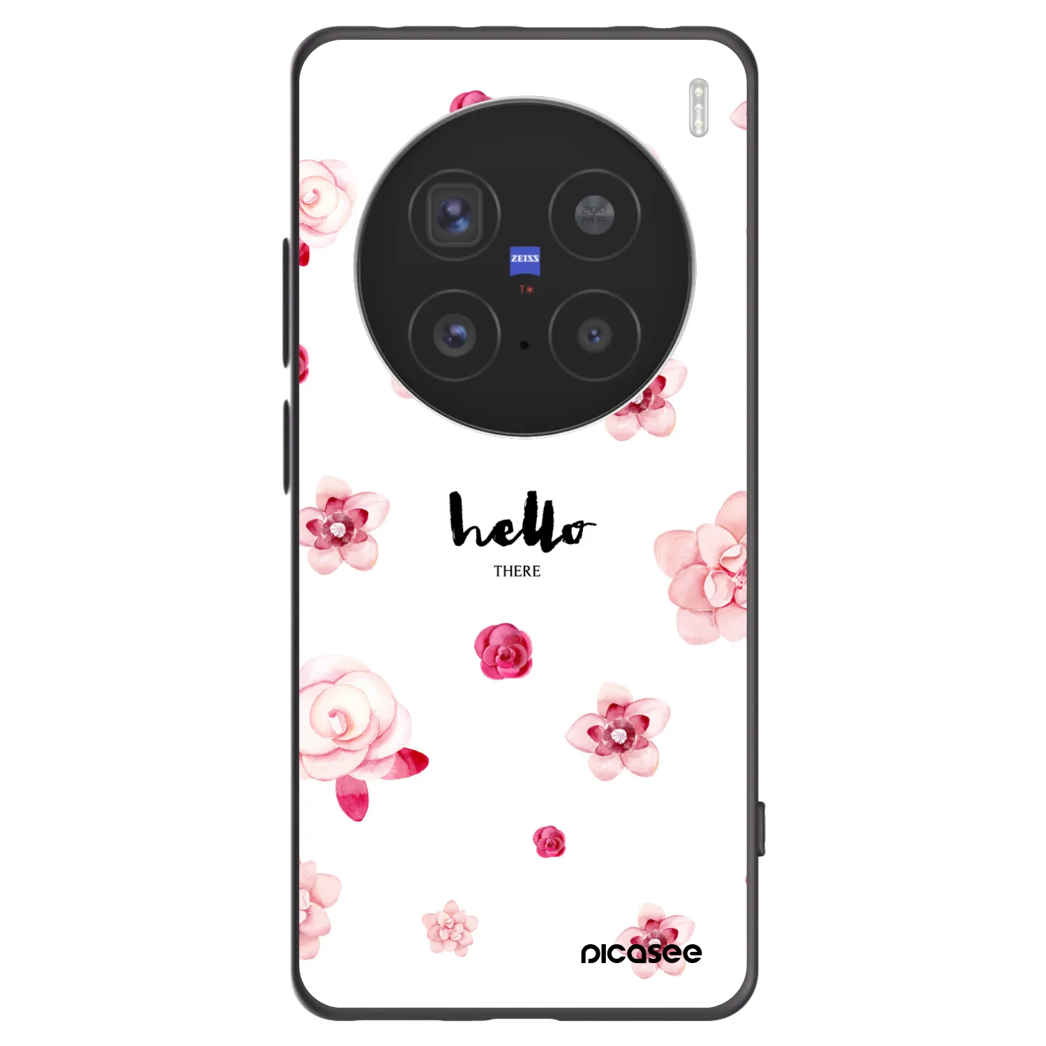 Picasee crna silikonska maskica za Vivo X200 Pro - Hello there