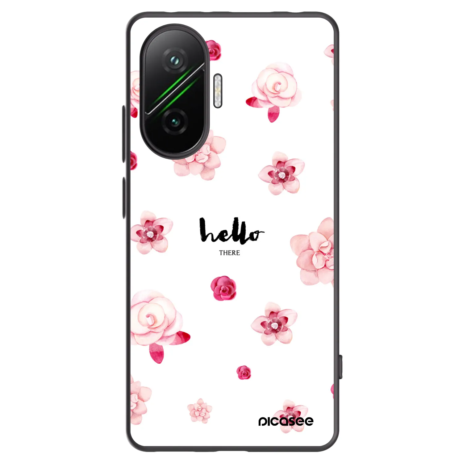 Picasee crna silikonska maskica za Xiaomi Poco F7 Pro 5G - Hello there