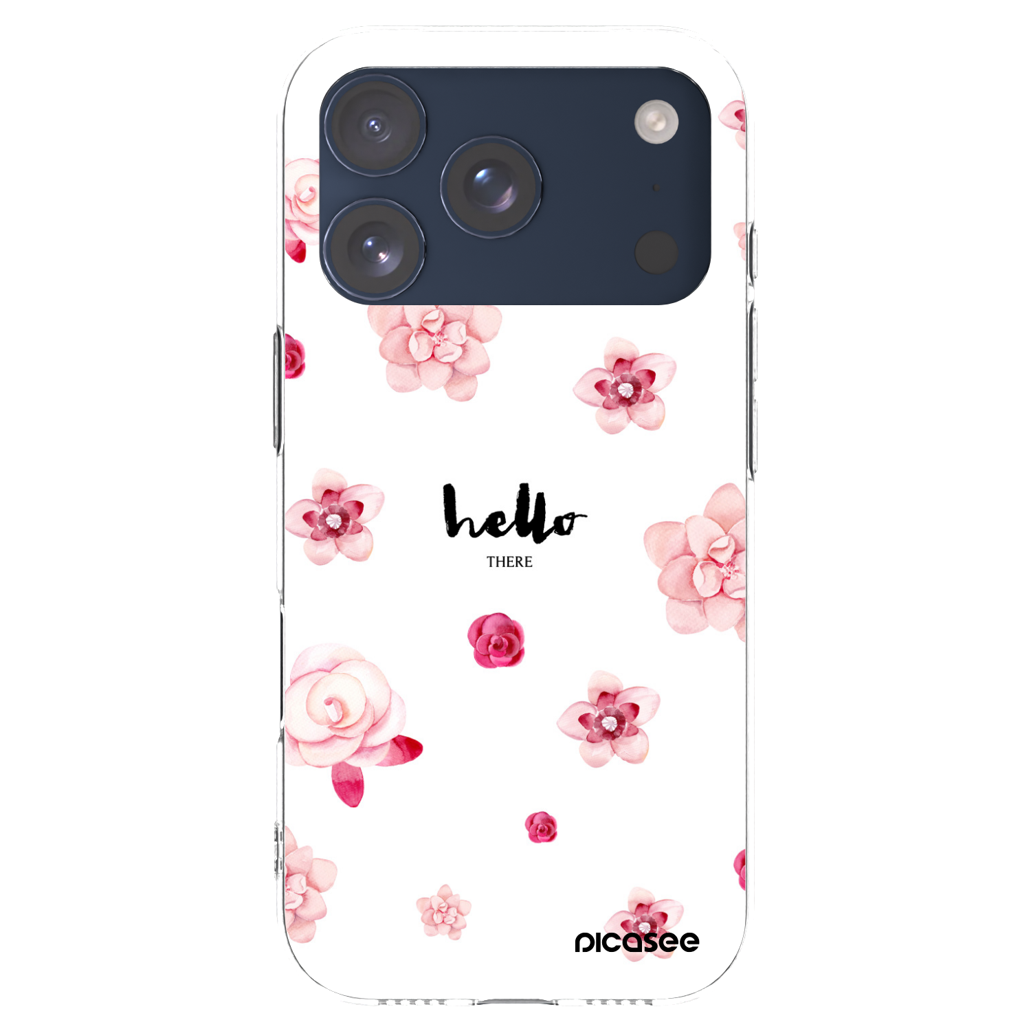 Picasee silikonska prozirna maskica za Apple iPhone 17 Pro - Hello there
