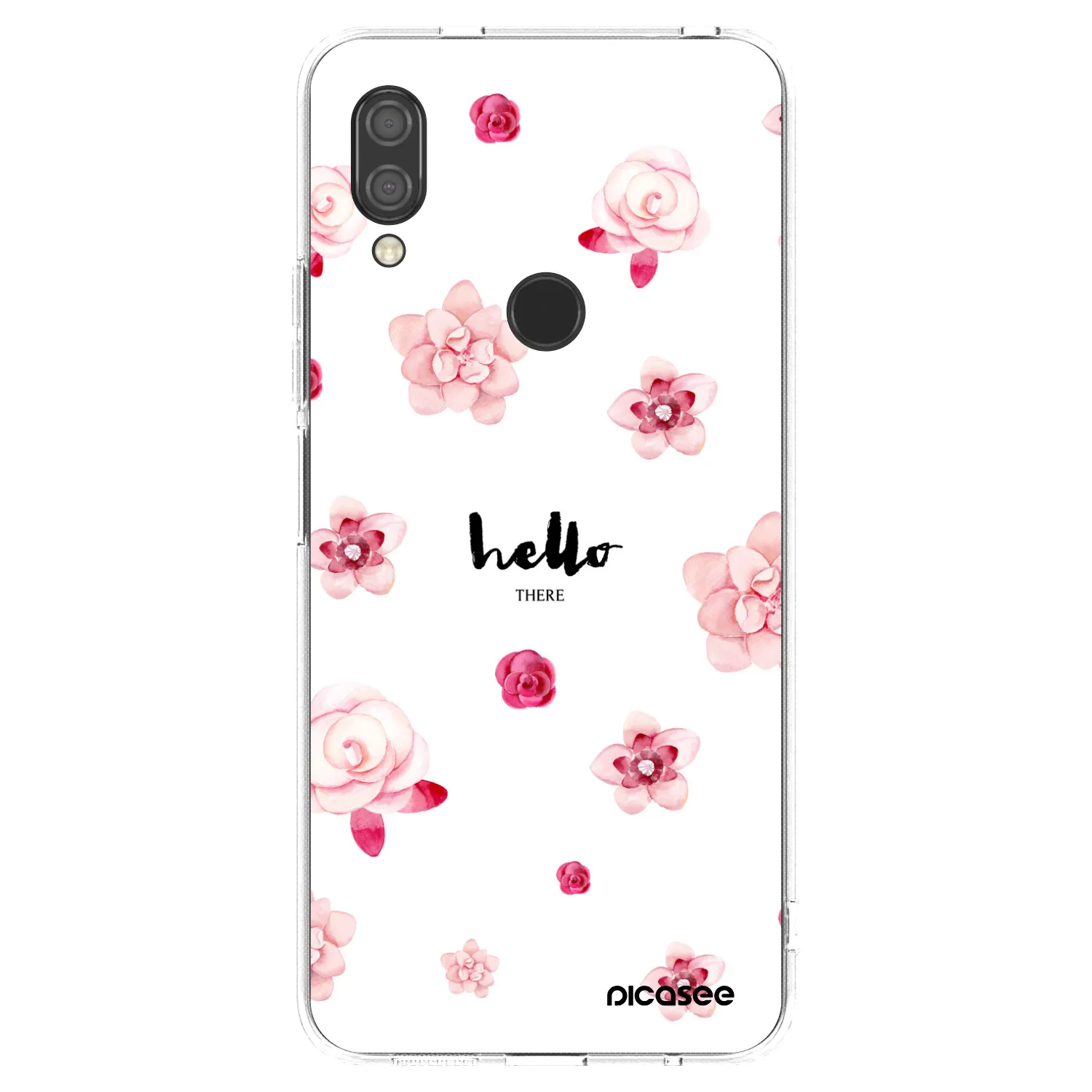 Picasee silikonska prozirna maskica za Xiaomi Redmi 7 - Hello there