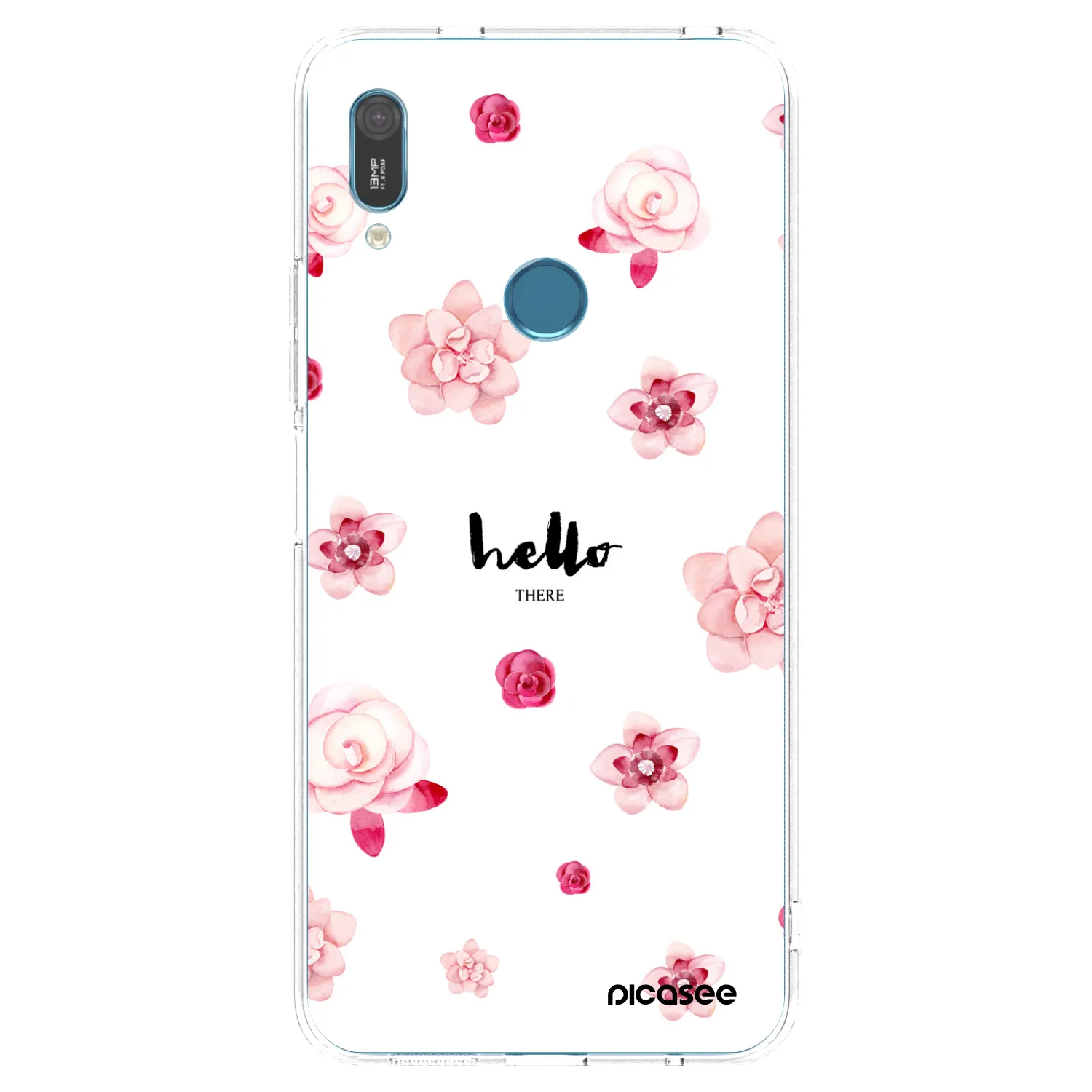 Picasee silikonska prozirna maskica za Huawei Y6 2019 - Hello there