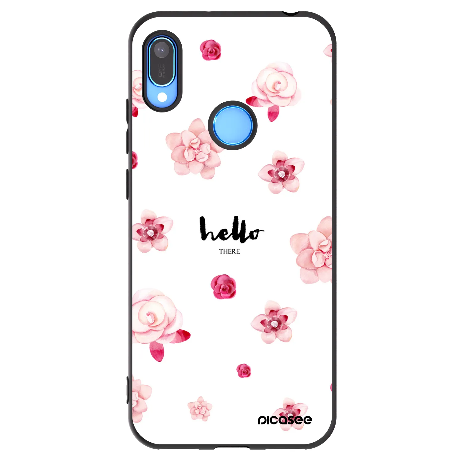 Picasee crna silikonska maskica za Huawei Y6 2019 - Hello there