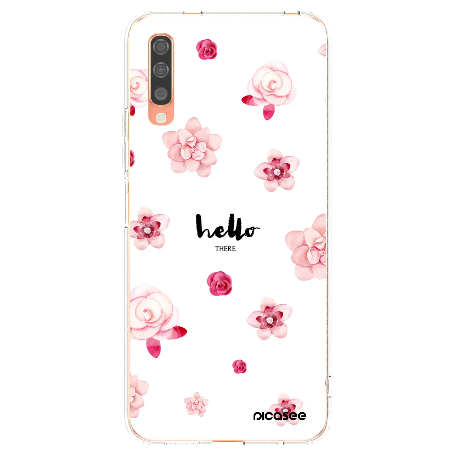 Picasee silikonska prozirna maskica za Samsung Galaxy A70 A705F - Hello there