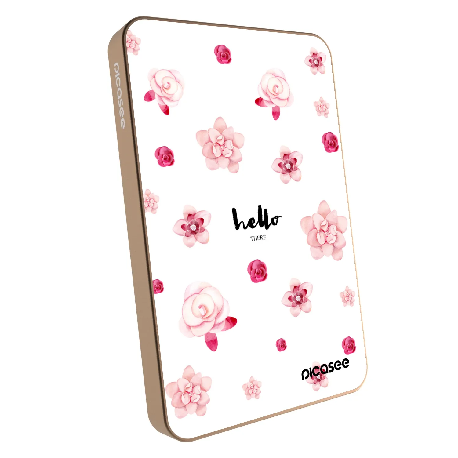 Picasee Prijenosni punjač s MagSafe 5 000 mAh Zlatni - Hello there