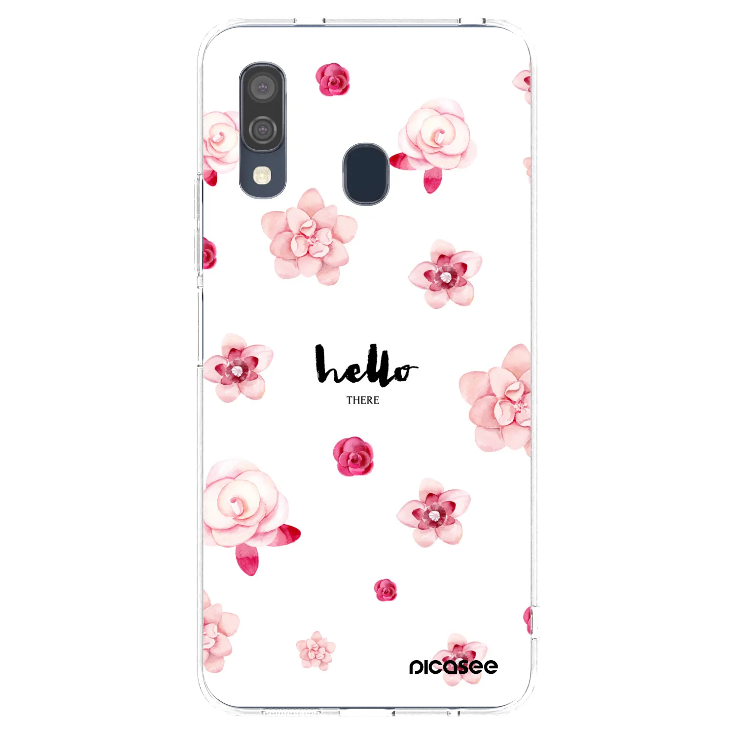 Picasee silikonska prozirna maskica za Samsung Galaxy A40 A405F - Hello there