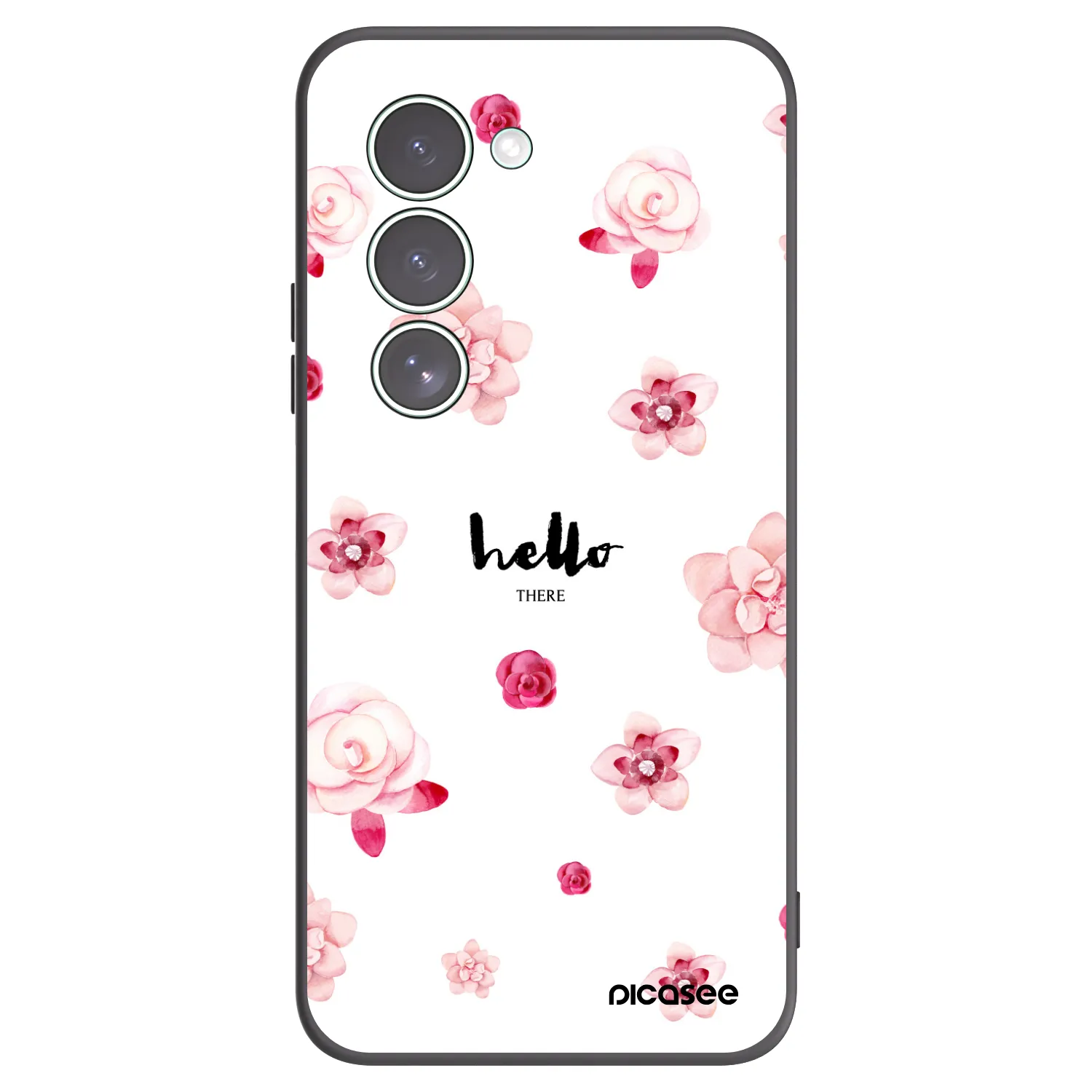 Picasee crna silikonska maskica za Xiaomi Redmi 15 5G - Hello there