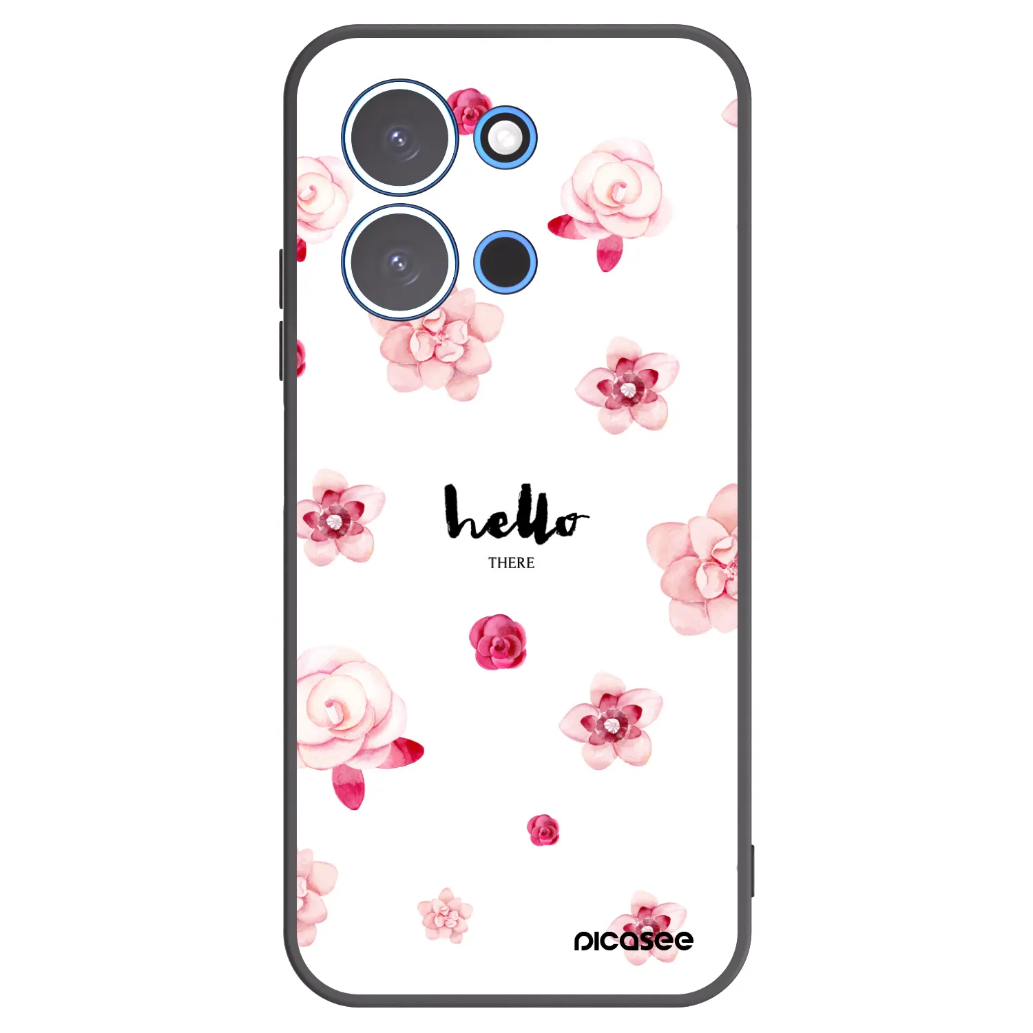Picasee crna silikonska maskica za Xiaomi Redmi 15C 4G - Hello there