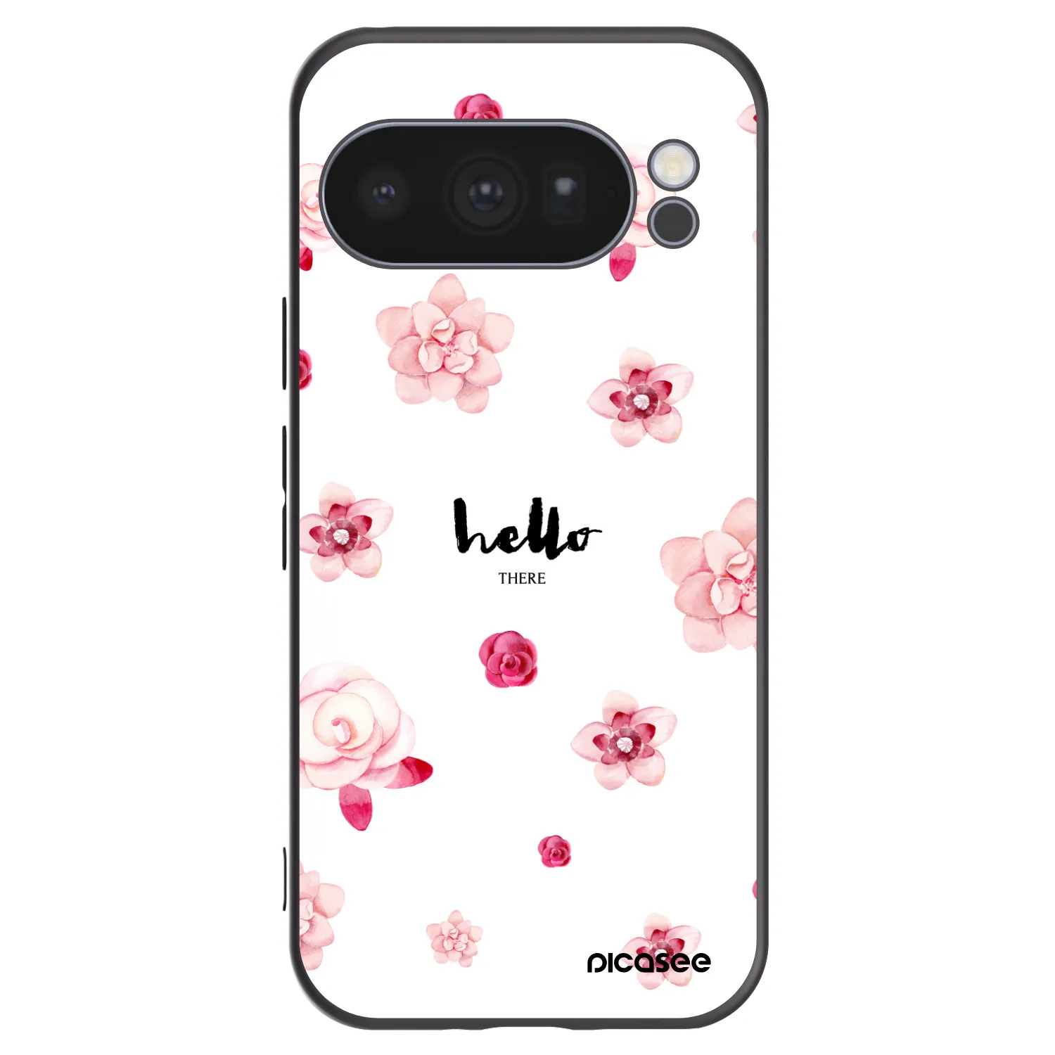 Picasee crna silikonska maskica za Google Pixel 10 Pro - Hello there