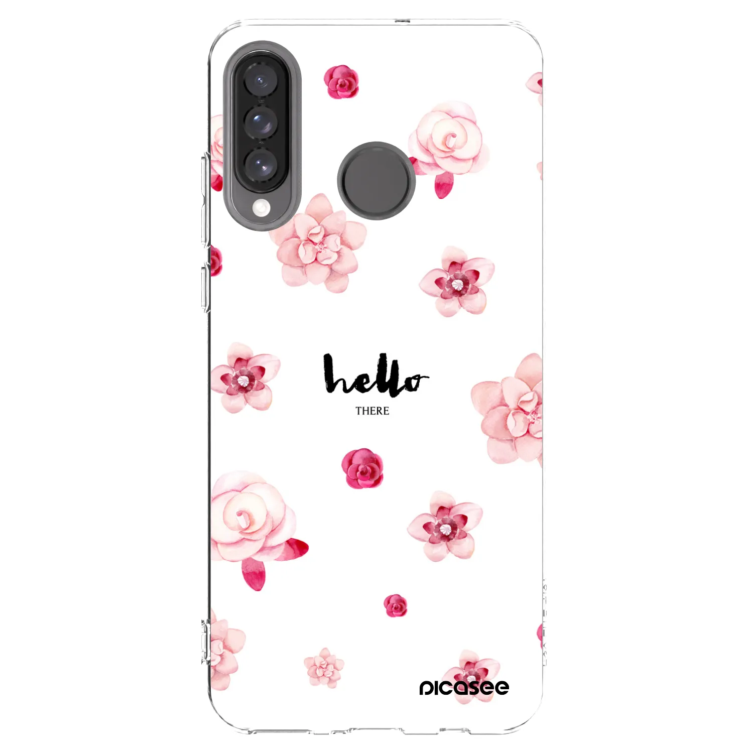 Picasee silikonska prozirna maskica za Huawei P30 Lite - Hello there