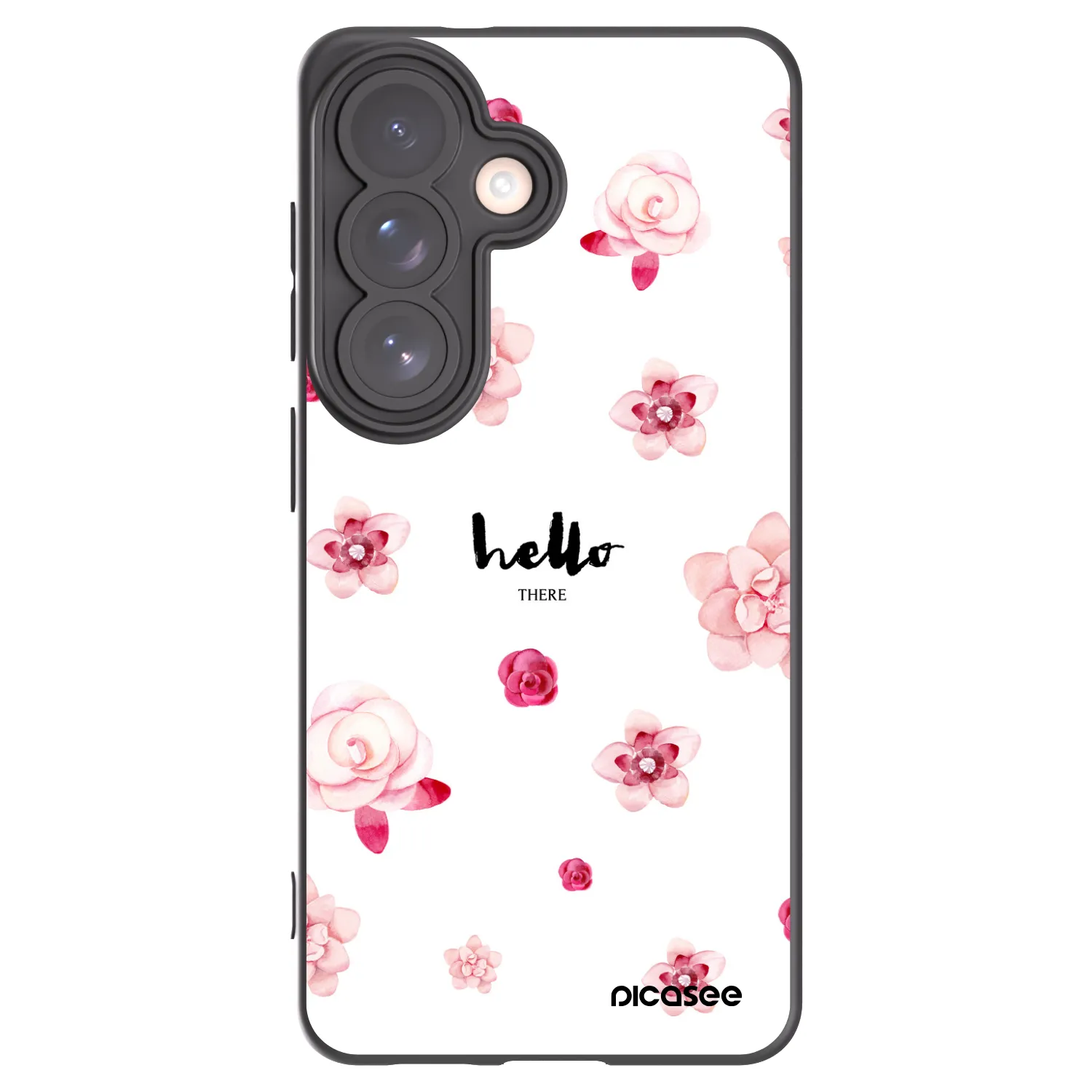 Picasee crna silikonska maskica za Samsung Galaxy S26 - Hello there